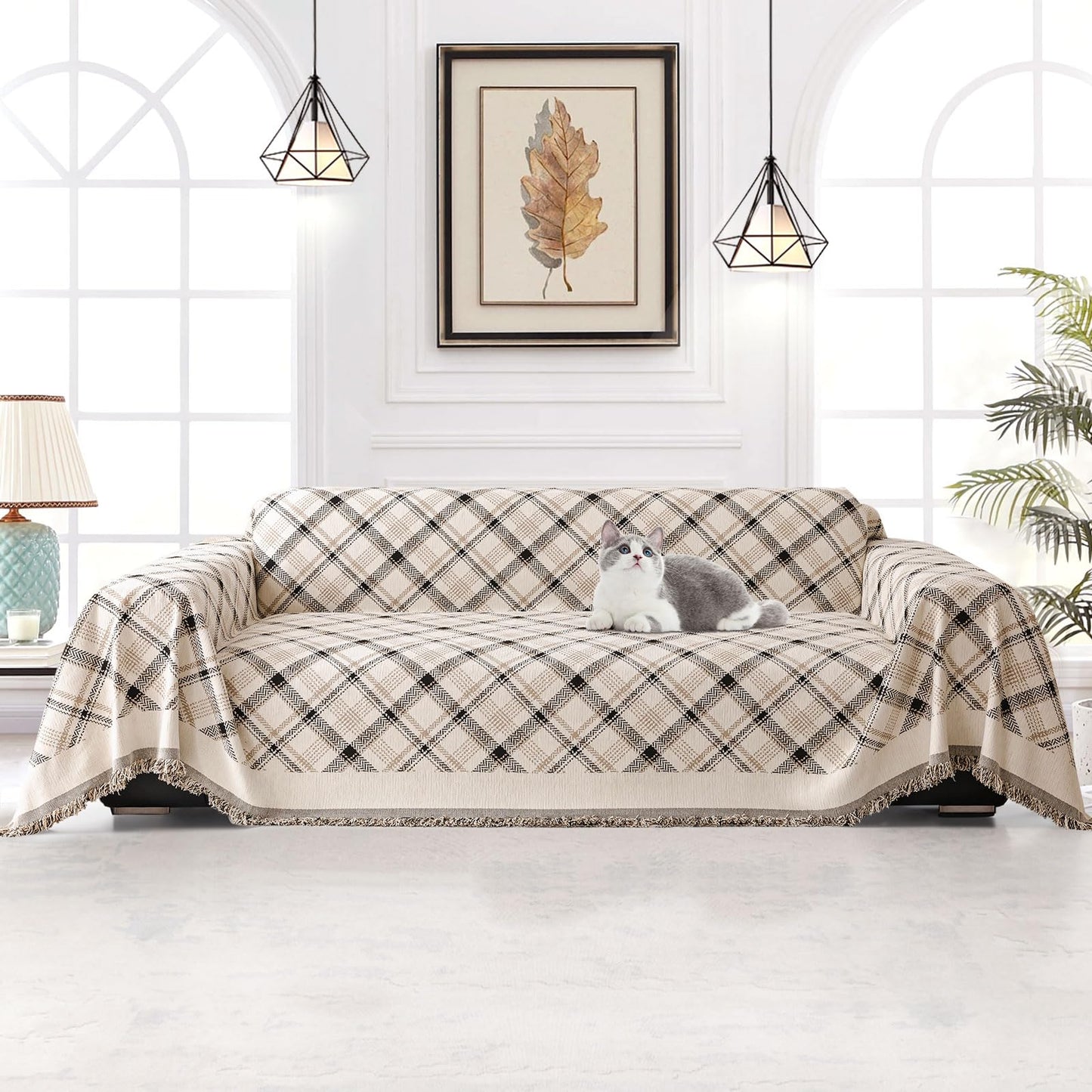 SHANNA Sofa Überwurfdecke 1/2/3/4 Sitzer