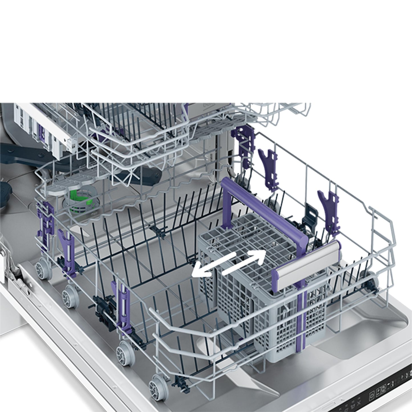 Beko BDFN26430S Dishwasher 60 cm, Freestanding, Undermountable, for 14 Place Settings, 6 Programmes, 4 Additional Functions, 3 Sink Levels, HygieneIntense, SelfDry, Program for Half Load, Silver