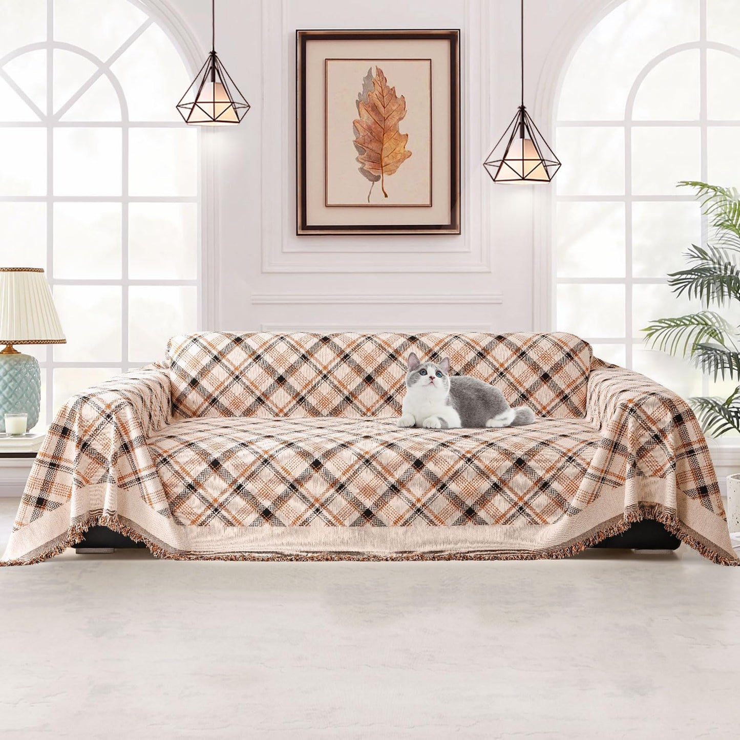 SHANNA Sofa Überwurfdecke 1/2/3/4 Sitzer