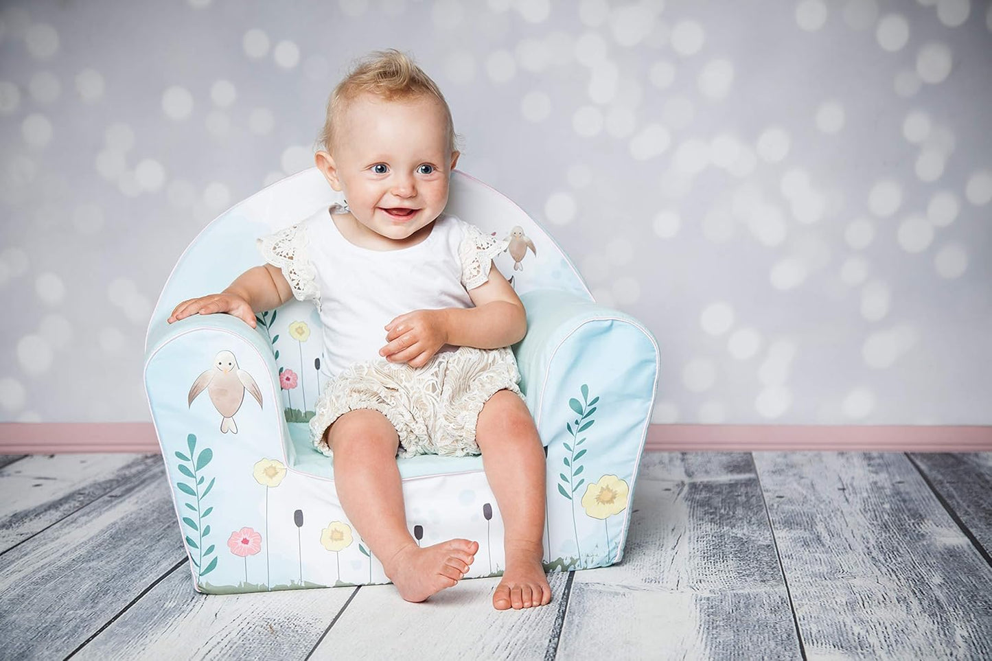 knorr toys Knorrtoys.com 68352 Children's Chair Fawn Turquoise