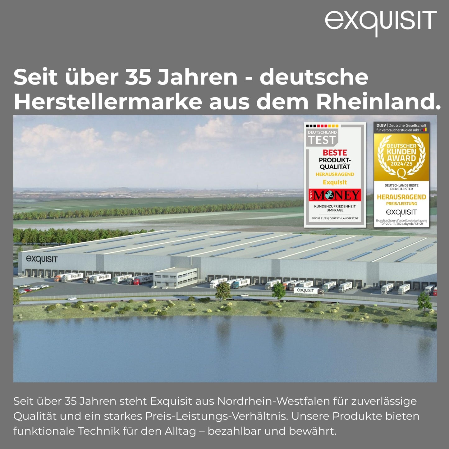 Exquisit PLUS EGSP2113-EB-030E Built-in Dishwasher, Partially Integrated, 60 cm, 13 Place Settings, Start Time Delay, LED Display, inox