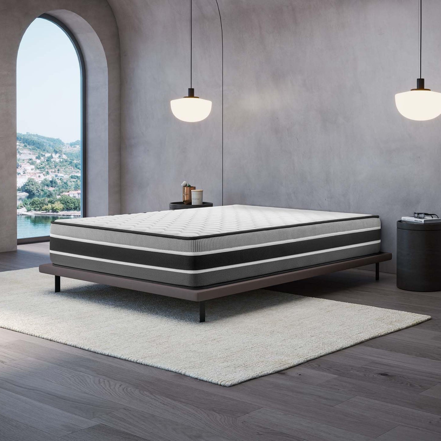 COSMOS - Felis Mattress 180 x 200 cm Cold Foam Mattress Hardness H4 - Oeko-Tex Certified - Winter/Summer Side + HR Foam 7 Zone Mattress Height 30 cm - Made in EU