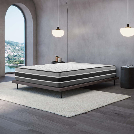 COSMOS - Felis Mattress 180 x 200 cm Cold Foam Mattress Hardness H4 - Oeko-Tex Certified - Winter/Summer Side + HR Foam 7 Zone Mattress Height 30 cm - Made in EU