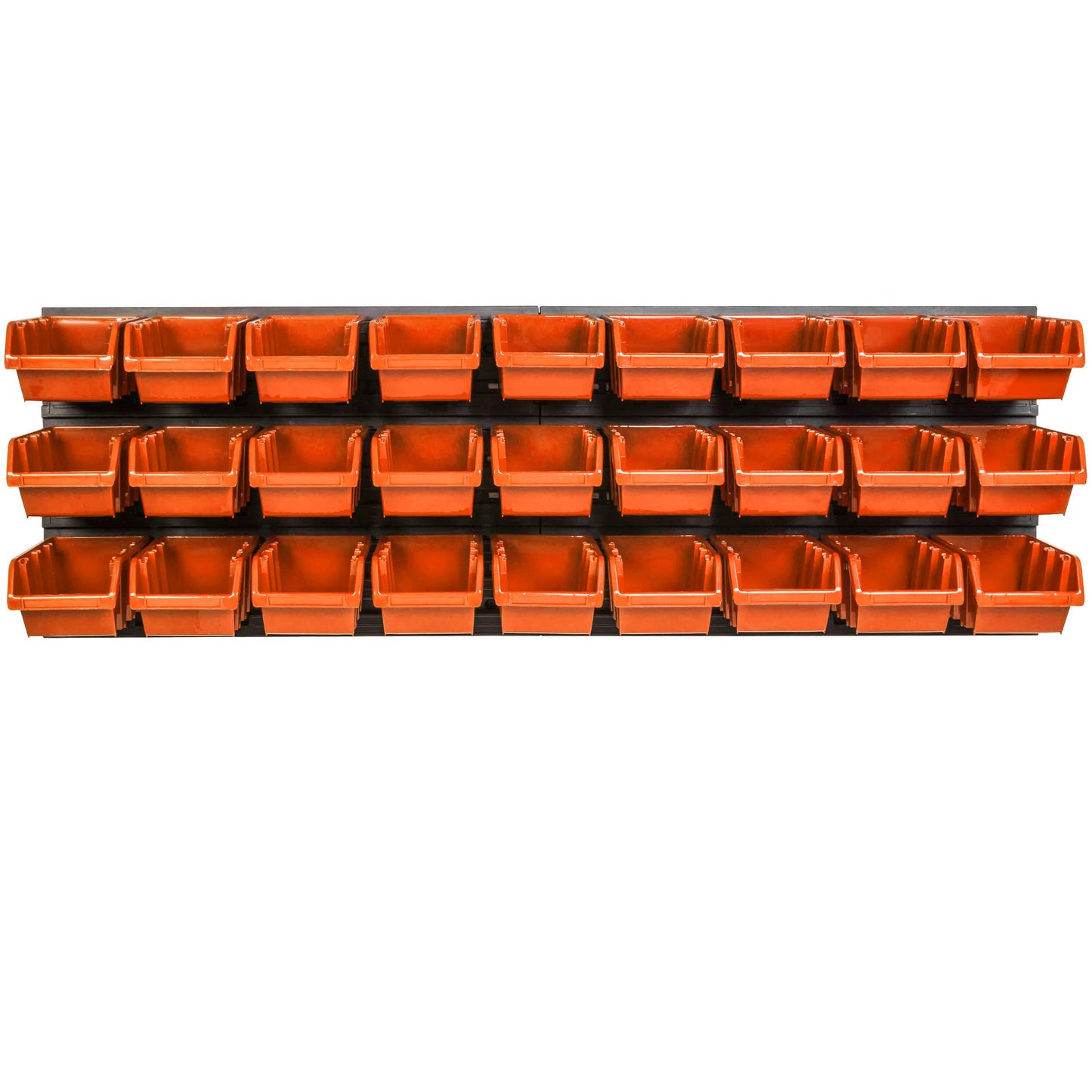 Storage System Wall Shelf 1152 x 390 mm | Pack of 55 | Stacking Boxes Storage Boxes | Extra Strong Wall Plates | Shelf Expandable | Workshop Shelf Storage Shelf Workshop Wall Shelf Boltless Shelf