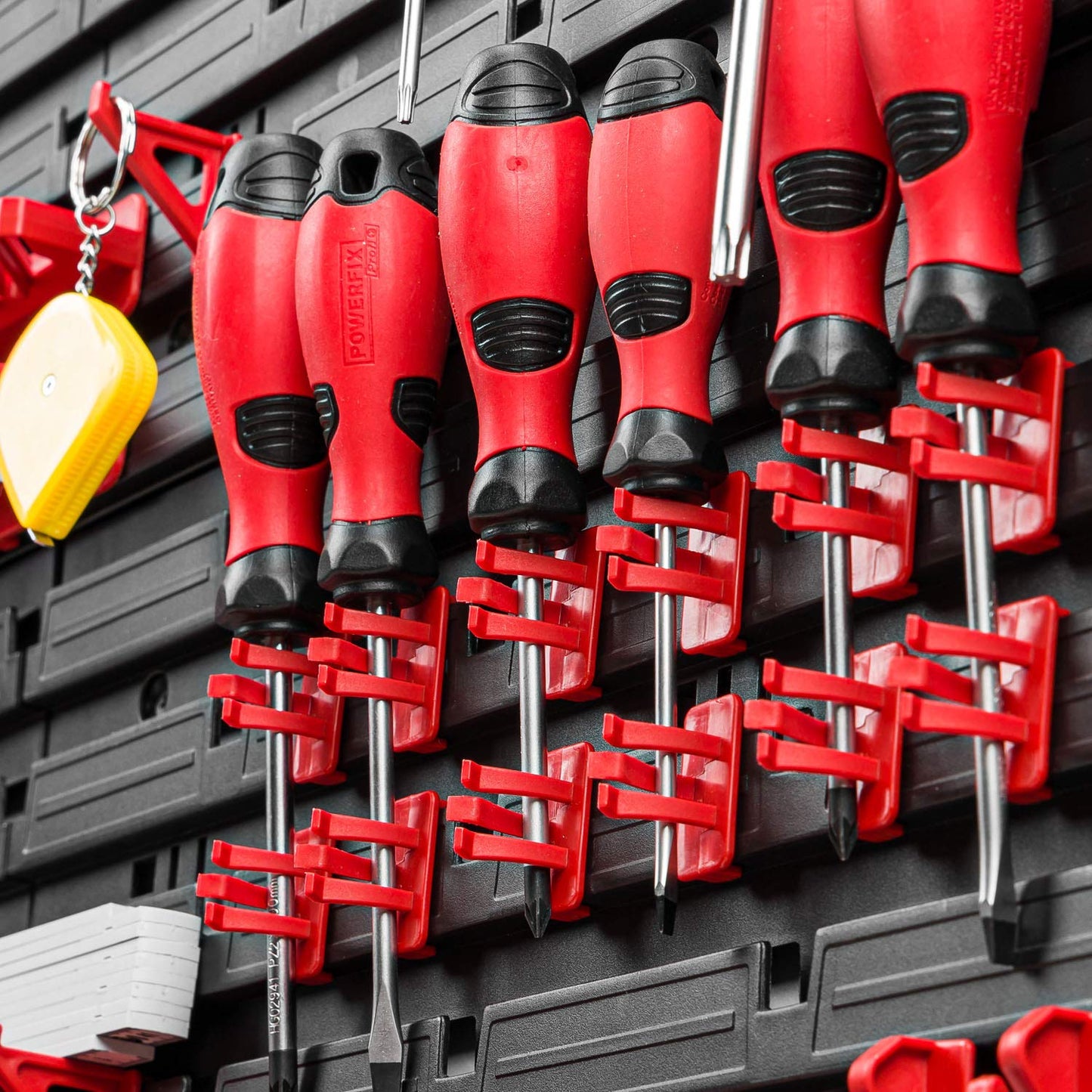 Tool Wall 1152 x 780 mm – Pafen Set Tool Holders with Perforated Wall Storage System Wall Shelf Workshop Shelf