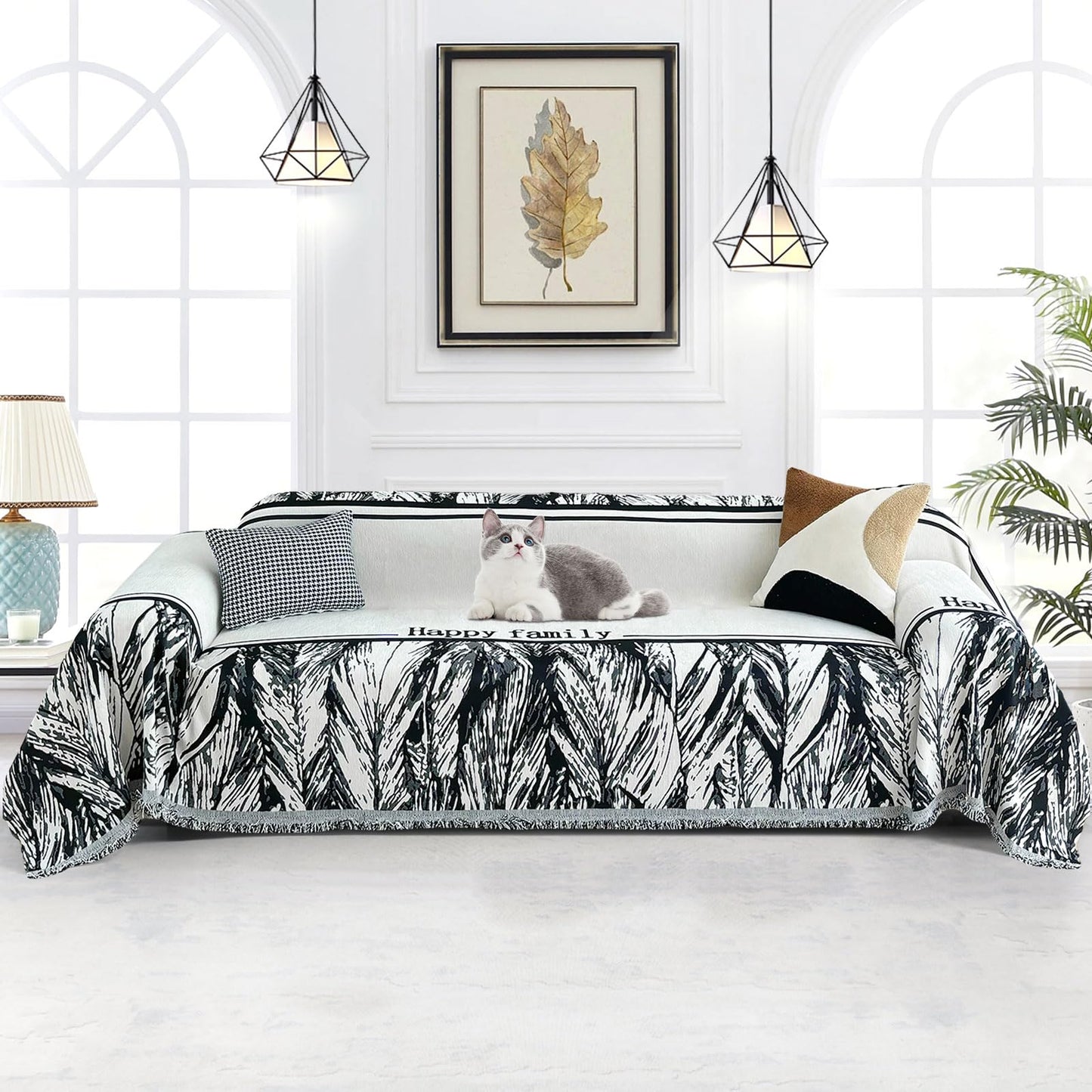 SHANNA Sofa Überwurfdecke 1/2/3/4 Sitzer