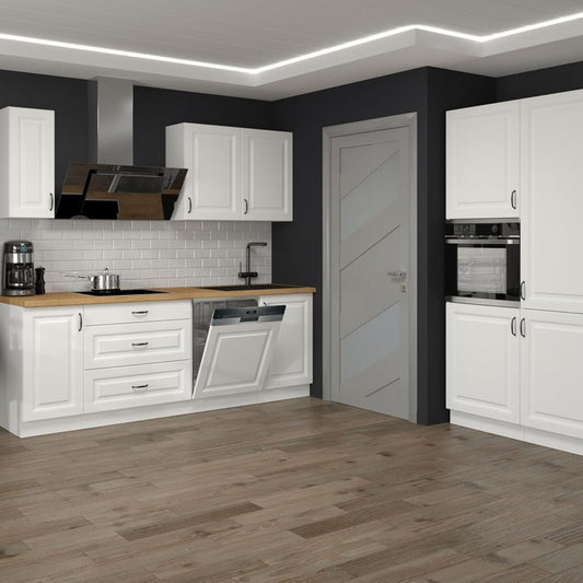 Stilo Country House Kitchen Unit 230 + 120 cm White