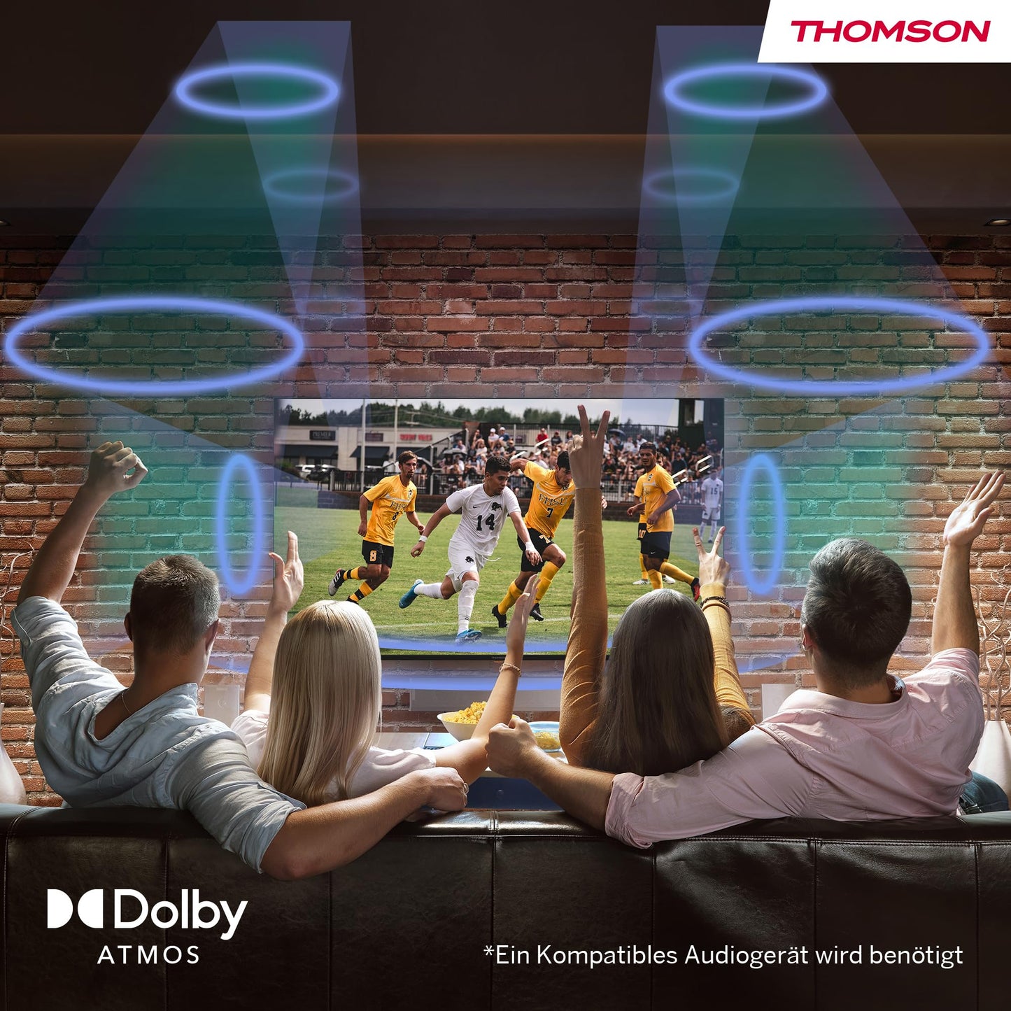 Thomson 24 Inch (60 cm) LED HD Easy TV - No Smart - Hotel Mode, USB, HDMI, Triple Tuner (Cable, Satellite, Antenna), AV IN, CI+, A+ Panel - 24HD2S13