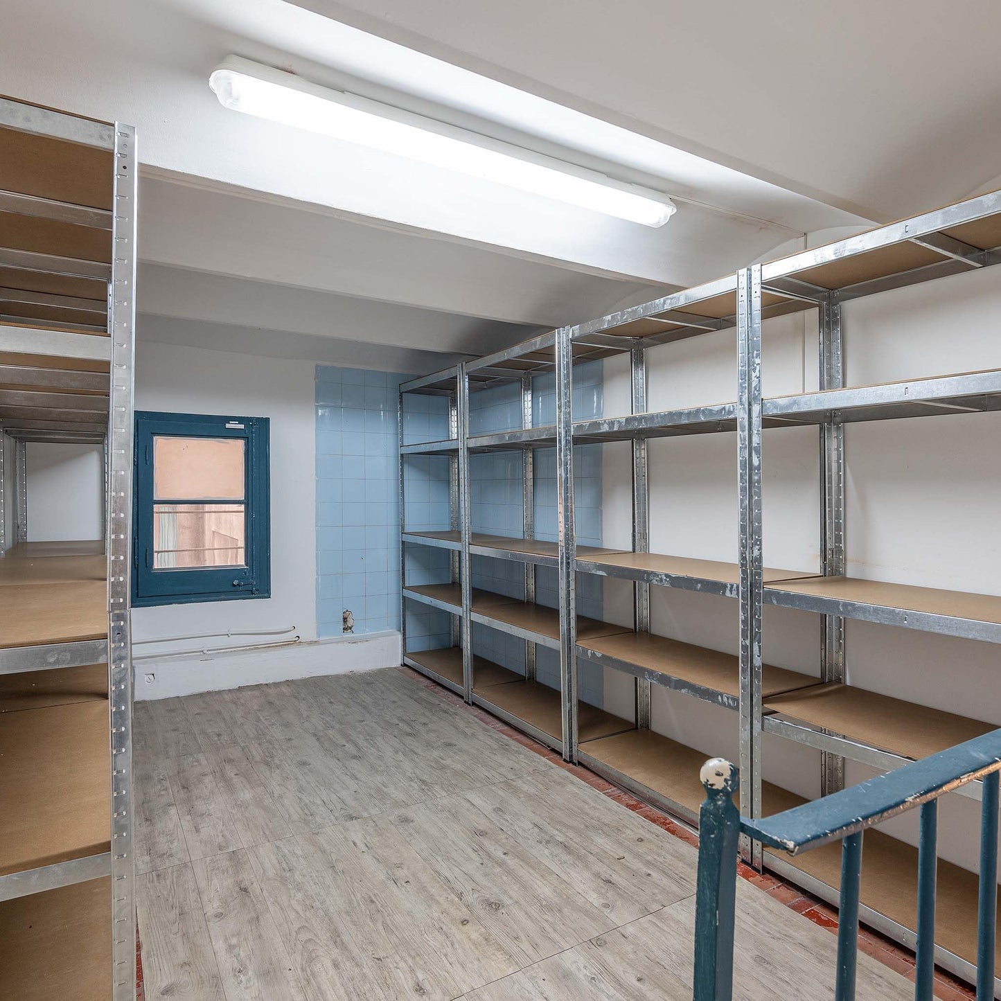 Wiltec Heavy Duty Shelving Unit 160 x 60 x 180 cm, 175 kg Shelf, Galvanised Steel, Load Shelving Unit with 4 Shelves, Workshop Shelving