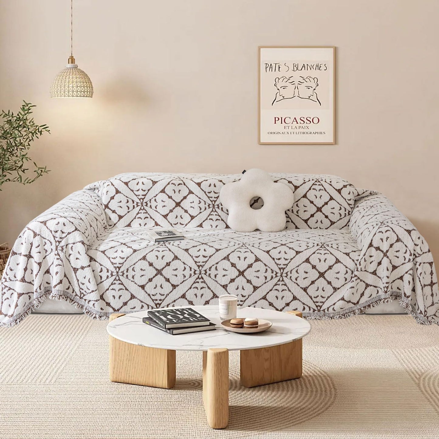 SHANNA Sofa Überwurfdecke 1/2/3/4 Sitzer