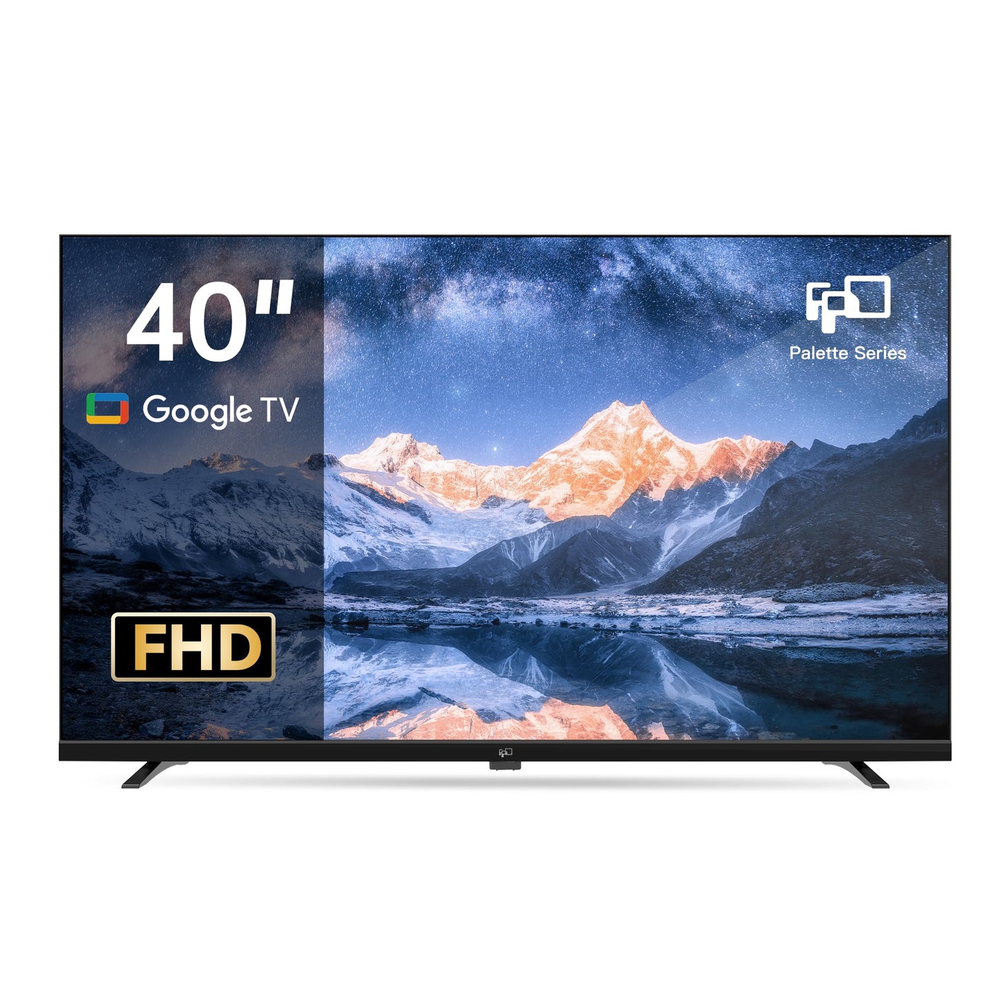 FPD 43 Inch Smart TV 4K UHD LED Flat Screen with Google TV - Google Cast, Bluetooth, HDMI, Live Stream, HDR 10, Dolby Vision, Ultra Thin - Canvas Series, CG43-C1, 2025