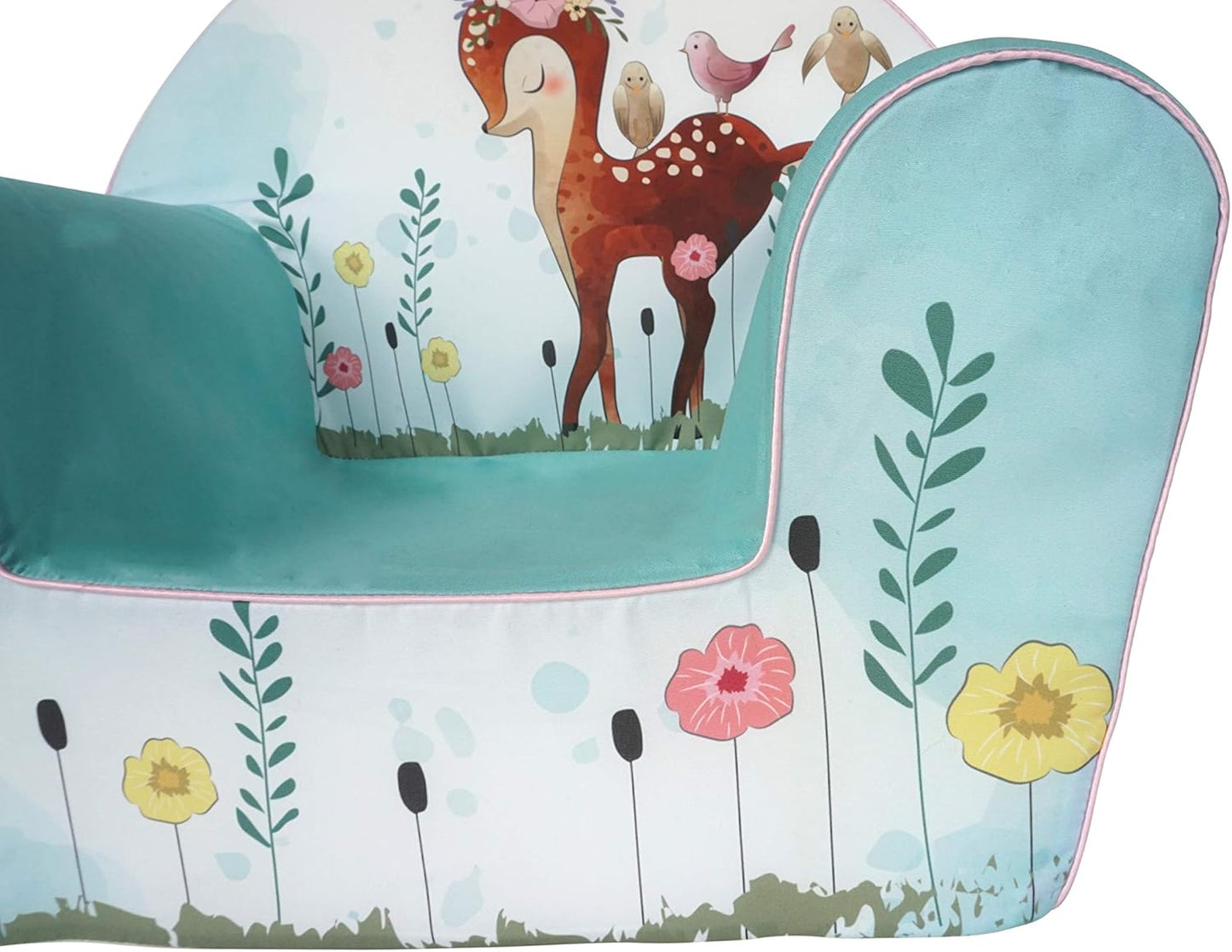 knorr toys Knorrtoys.com 68352 Children's Chair Fawn Turquoise
