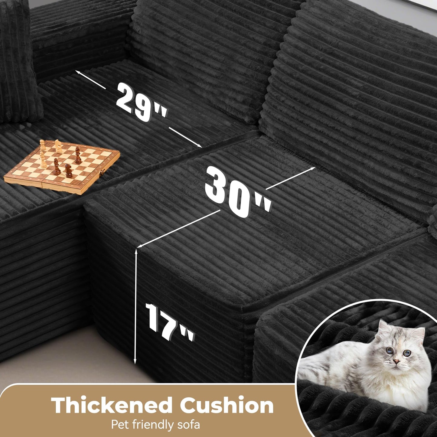 Hawthyhome Modular Cloud Sofa