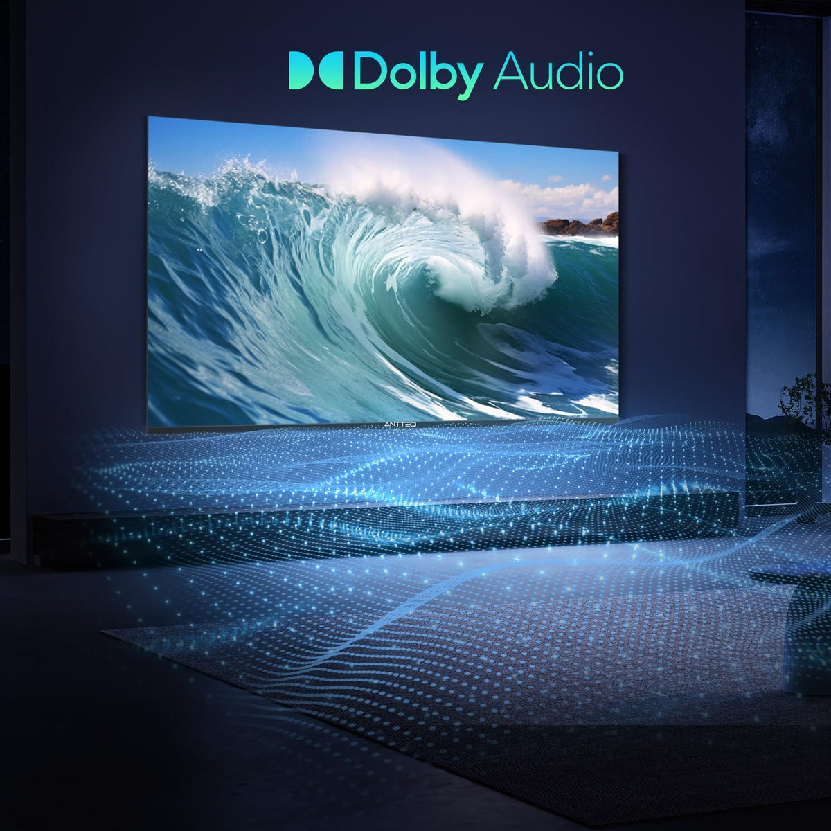 AB50D1 Fernseher 50 Zoll (TV 127 cm), Dolby Audio, LED, Triple Tuner DVB-C / T2 / S2, CI+, HDMI, Mediaplayer per USB, digitaler Audioausgang, incl. Hotelmodus