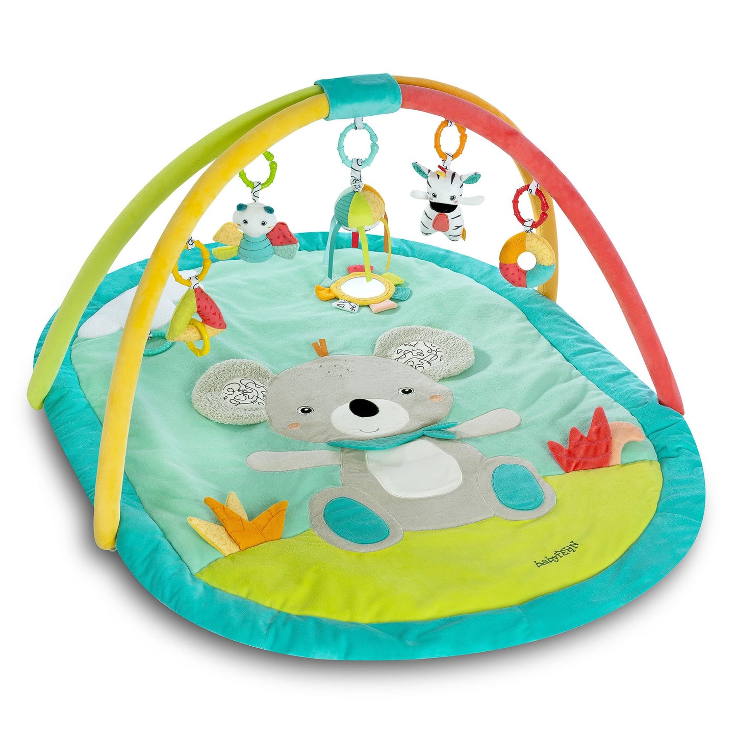 Fehn 3D Baby Play Gym with Beetle Motif Rainbow rainbow