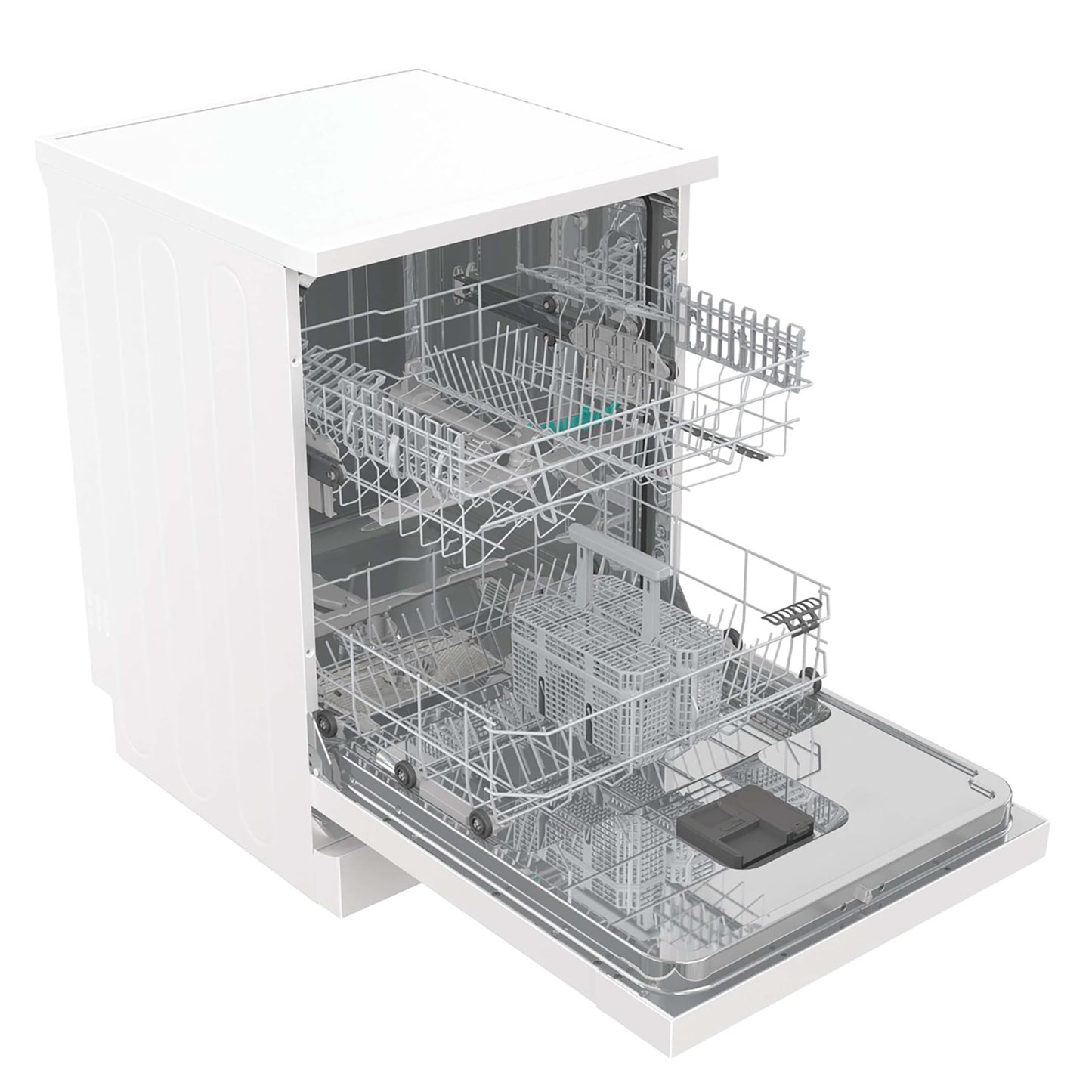 Gorenje GS643C90W Dishwasher/Freestanding/60 Width/16 Place Settings/6 Programmes/TotalDry/Total AquaStop/MultiClack/FlexUse/Intensive Programme/Crystal Glass/Energy Efficiency: C/Dimensions (H x W x