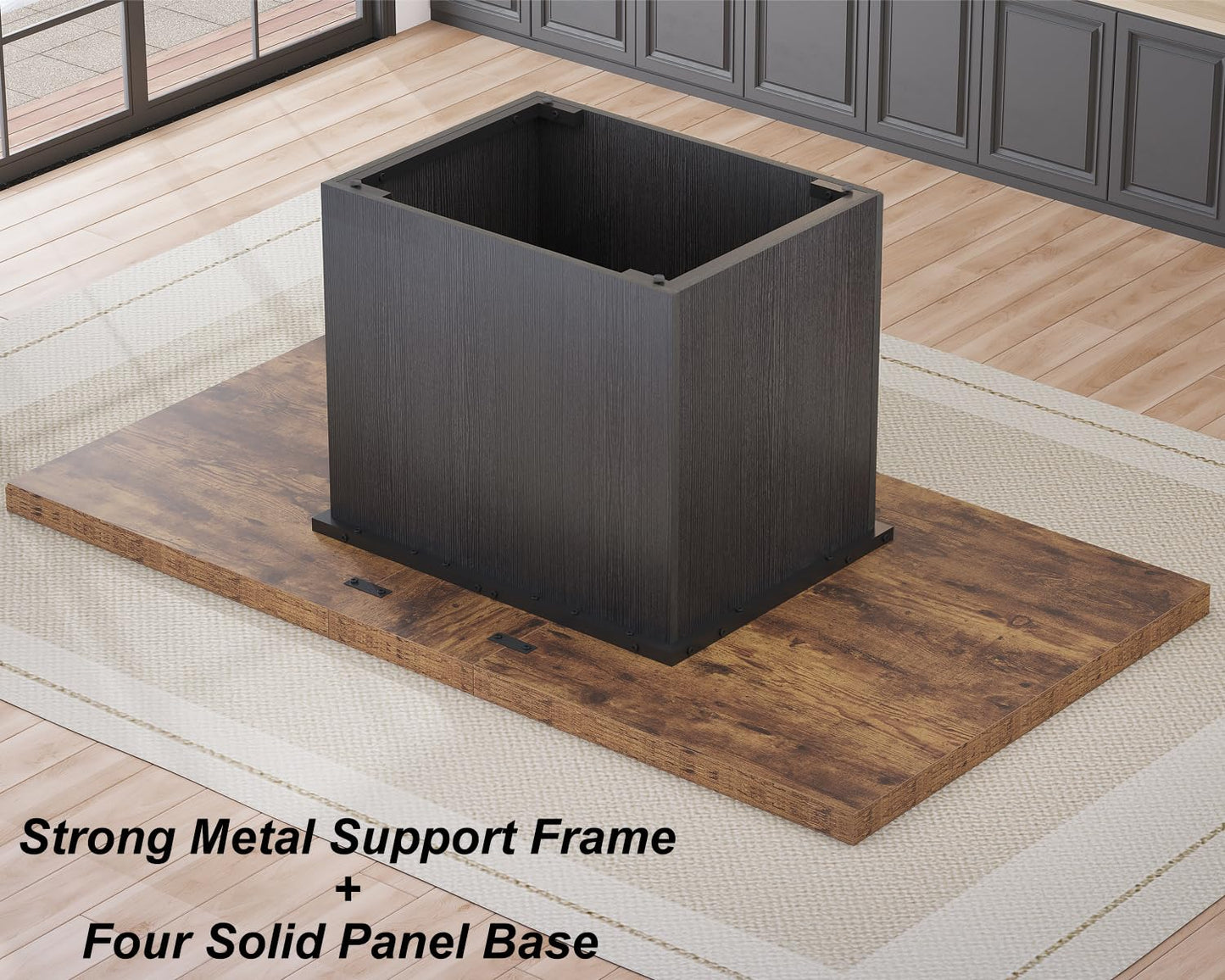 HSH Modern Black Dining Table1