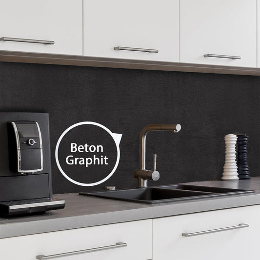 WALLando Premium Kitchen Splashback, Custom Size - Easy to Fit PVC Wall Cladding for Kitchen - Heat Resistant Plastic Panel Splash Guard - White