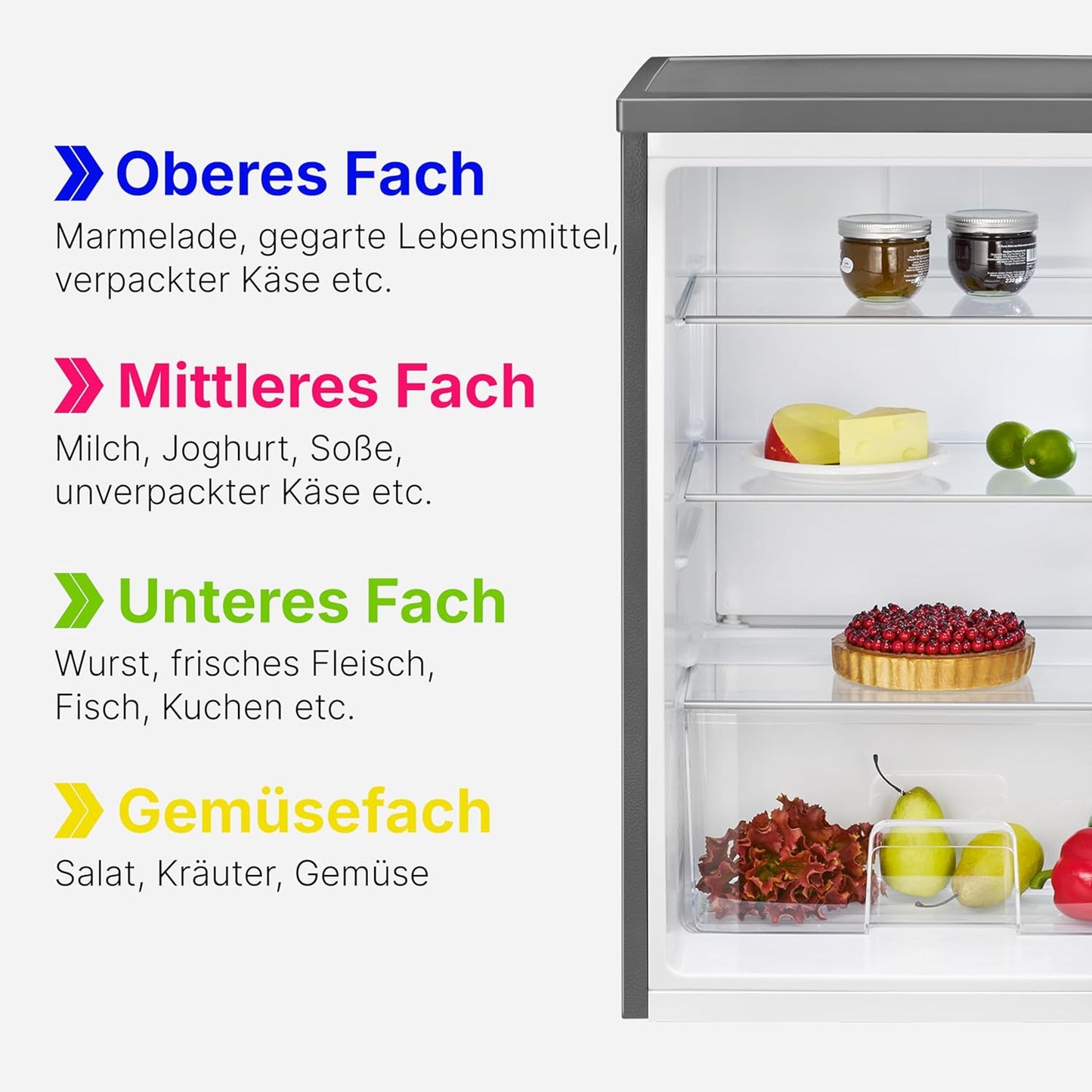 Bomann VS 2195 Freestanding 134L A+++ Stainless steel fridge VS 2195, 134 L, N-T, 40 dB, A+++, Stainless steel