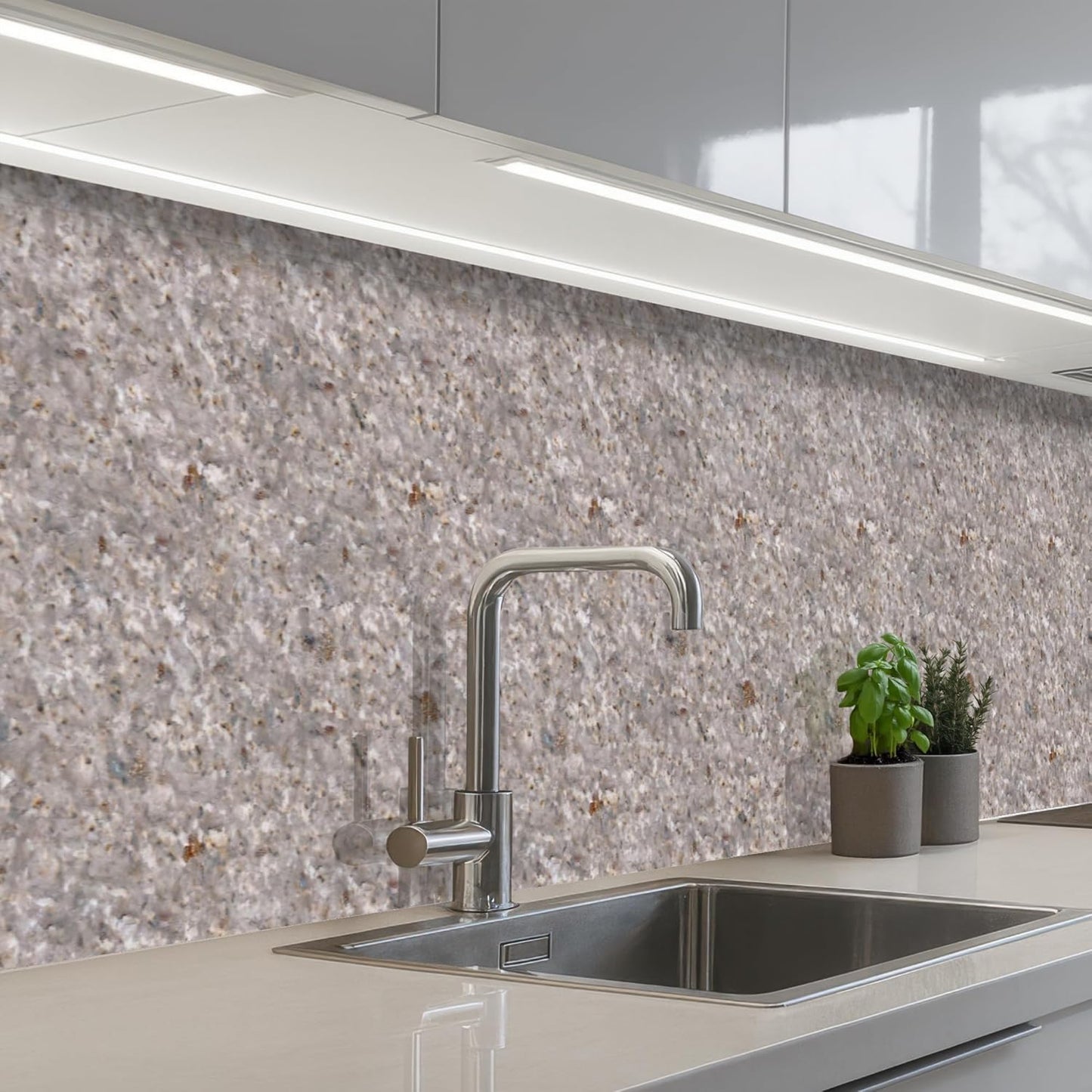 Back Wall Kitchen 60 x 80 cm Back Wall Protection Self-Adhesive Splash Guard Kitchen Back Wall Kitchen Front Kitchen Self-Adhesive Kitchen Back Walls Black - Marble - Gold - Nerf