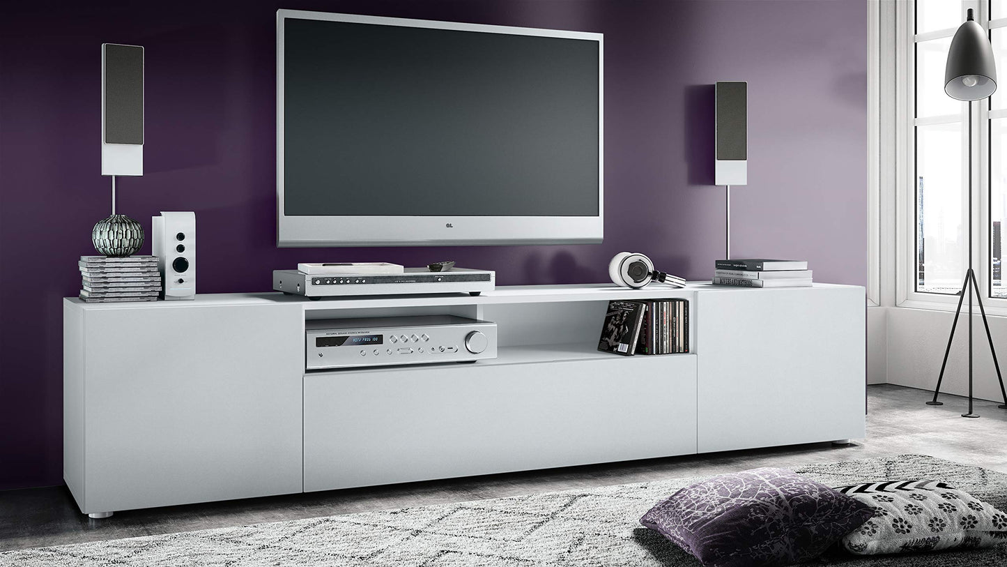 Vladon Mogan Lowboard White