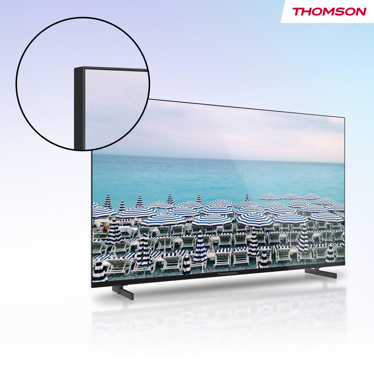 Thomson 24 Inch (60 cm) LED HD Easy TV - No Smart - Hotel Mode, USB, HDMI, Triple Tuner (Cable, Satellite, Antenna), AV IN, CI+, A+ Panel - 24HD2S13