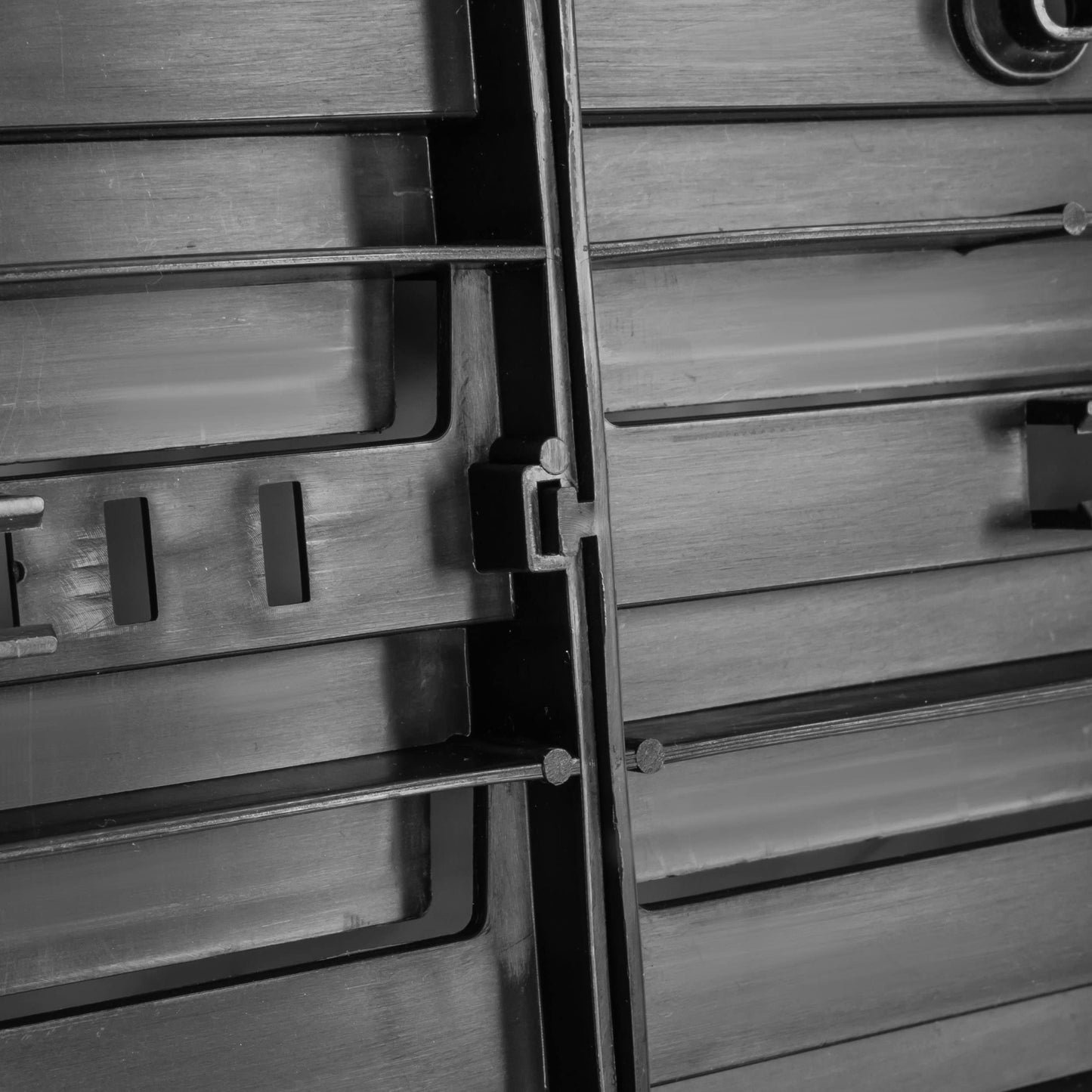 Storage System Workshop Shelving | 117 x 78 cm | Pack of 66 | Wall Shelf with Stacking Boxes - Wall Plates Extra Strong Chute Shelf Warehouse Hole Wall Storage Shelf Garage Shelf (3)