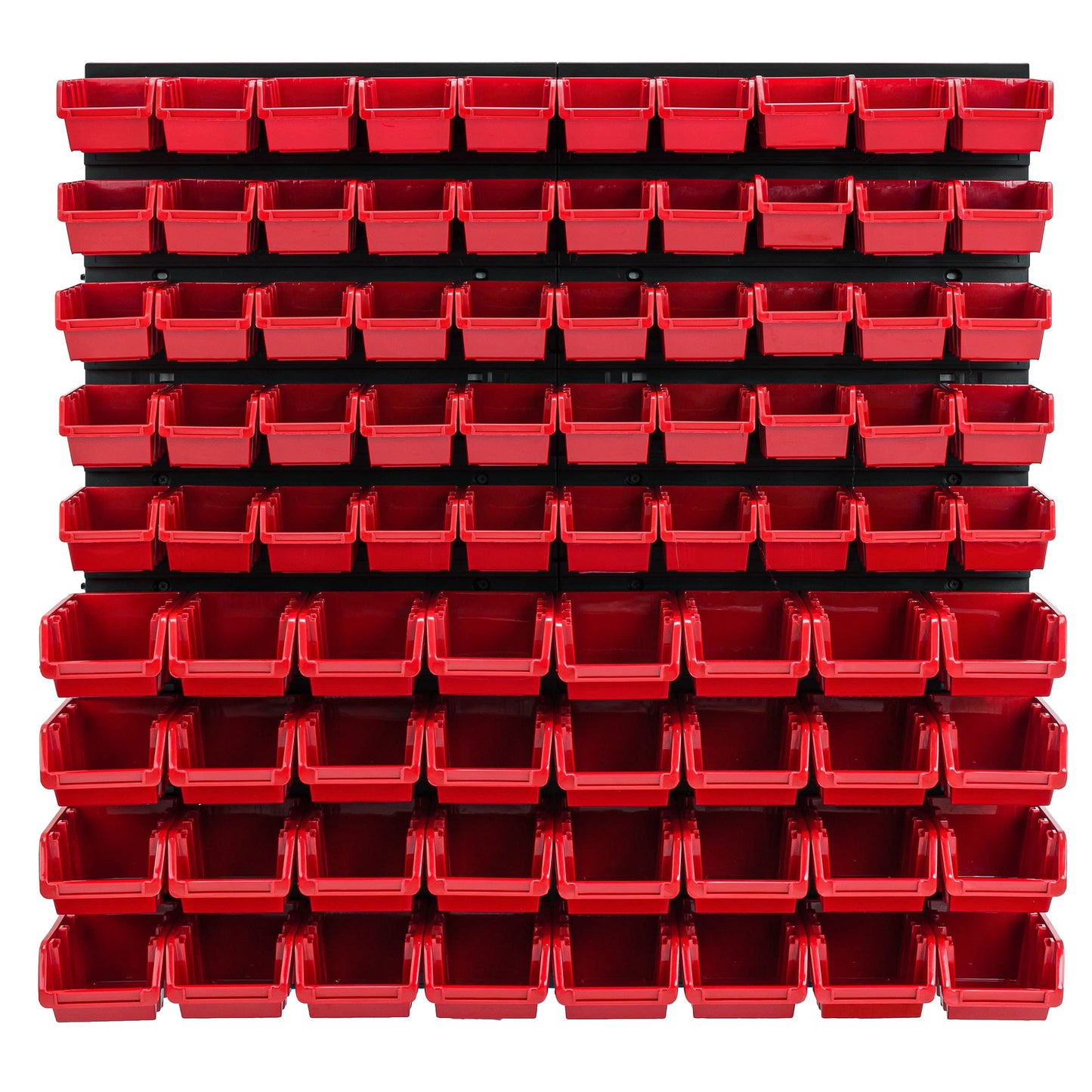 Storage System Wall Shelf 770 x 780 mm | Pack of 82 | Stacking Boxes Storage Boxes | Extra Strong Wall Plates | Shelf Expandable | Workshop Shelf Storage Shelf Workshop Wall Shelf Boltless Shelf