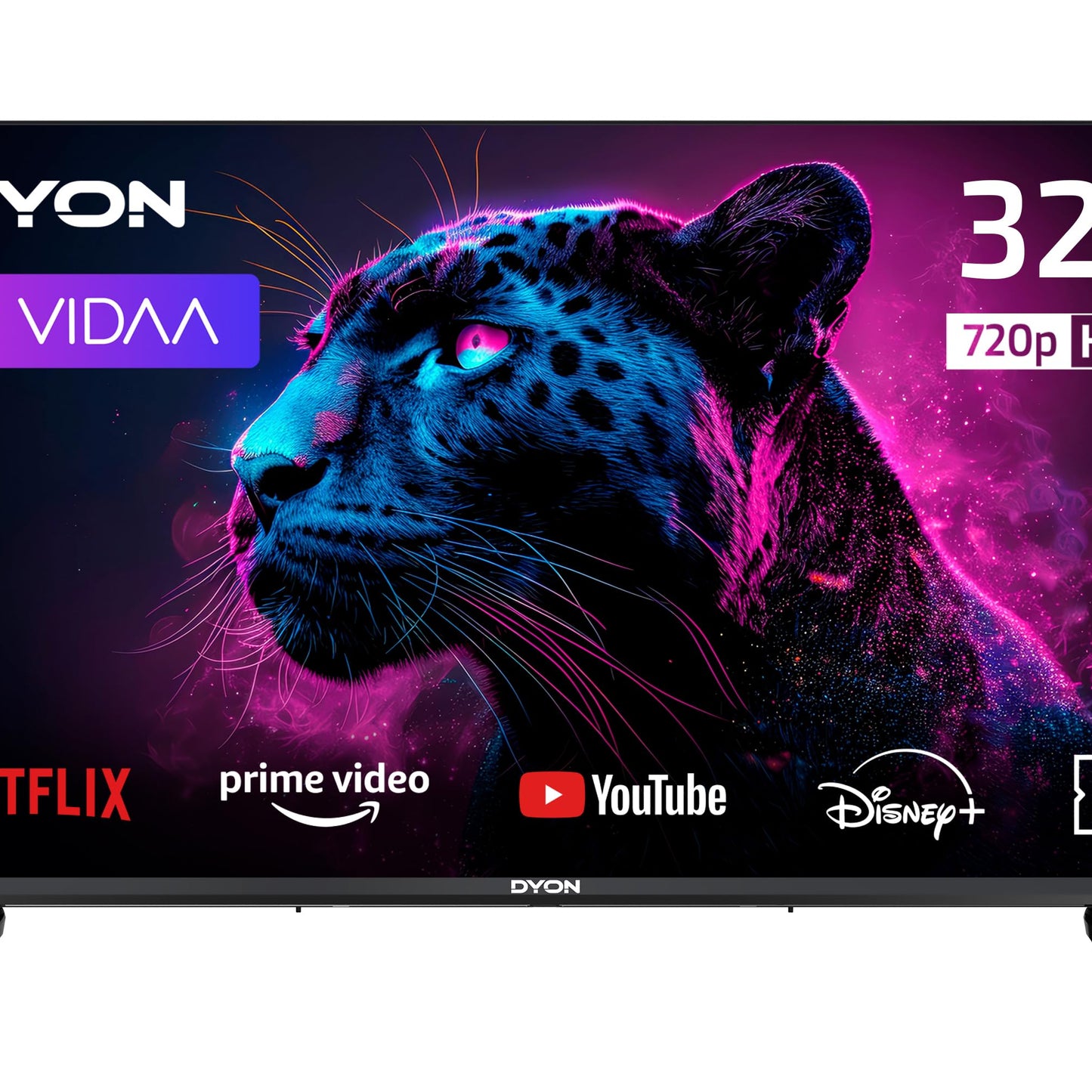 DYON Movie Smart 43 VX TV, 43 inches (108 cm), Full HD Smart TV, HD Triple Tuner (DVB-C/-S2/-T2), App Store, Prime Video, Netflix, YouTube, DAZN, Disney+ (Model 2023)