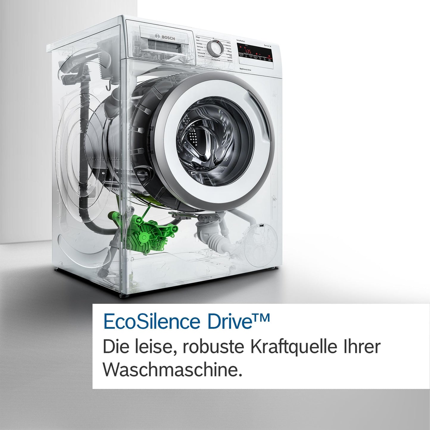 Bosch WUU28T70 Series 6, Washing Machine 8 kg, 1400 rpm, Undermountable, Quick Wash with SpeedPerfect, Refill Function, Hygiene Plus, Vario Drum, Quiet Thanks to EcoSilence Drive, LED Display, White