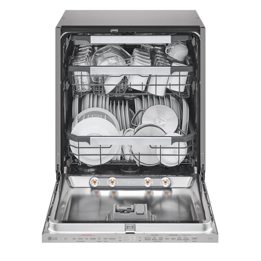 LG DB597TXS Energy Class A -20% Fully Integrated Dishwasher Dishwasher with Cutlery Drawer Automatic Drying Door Opening Steam Cleaning Ultra Quiet Silver