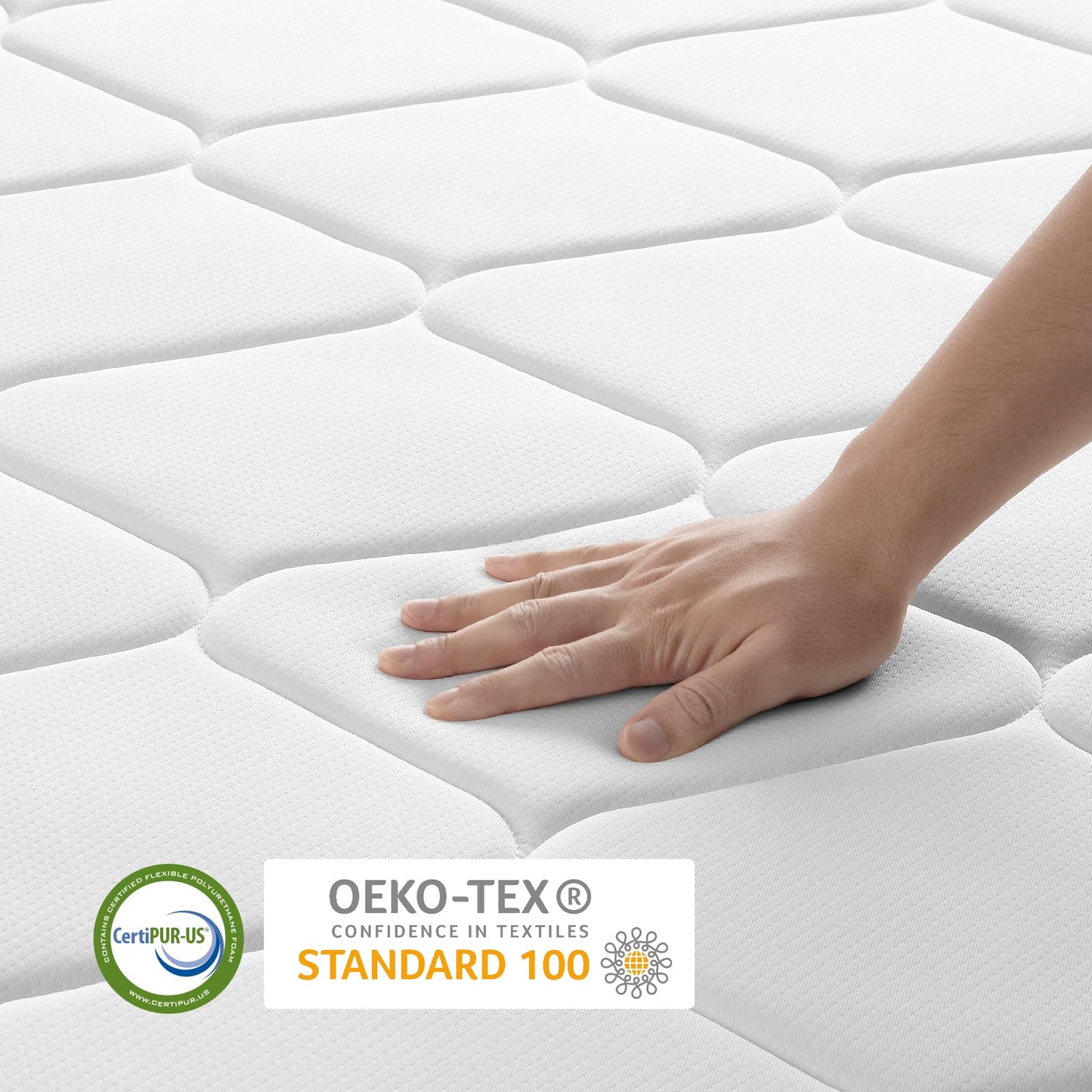 BedStory Mattress 160 x 200 cm, Spring Mattress H3 Height 20 cm Pocket Spring Mattress Medium Firm Orthopaedic, Oeko-Tex Certified, Mattress for Children and Adults