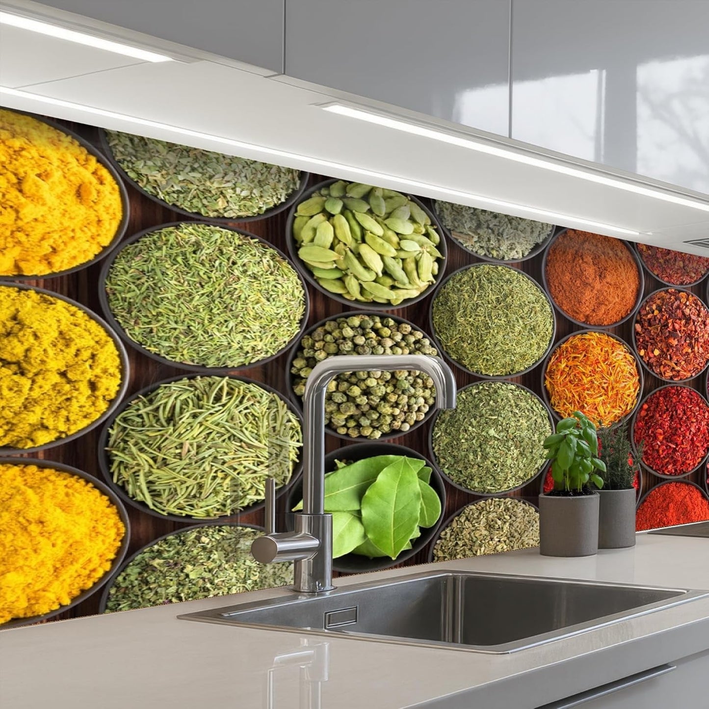 Splash Guard Kitchen Back Wall 60 x 80 cm Kitchen Washable Self-Adhesive Kitchen Wall Kitchen Front Kitchen Back Wall Protection Lavender - Purple - Flowers - Natural