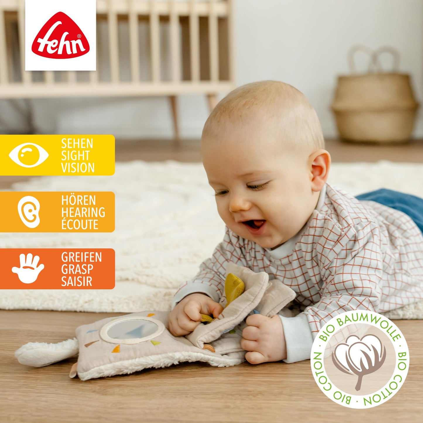 Fehn 060188 Soft Picture Book, Bruno Bear Bear Bruno Bear Bruno