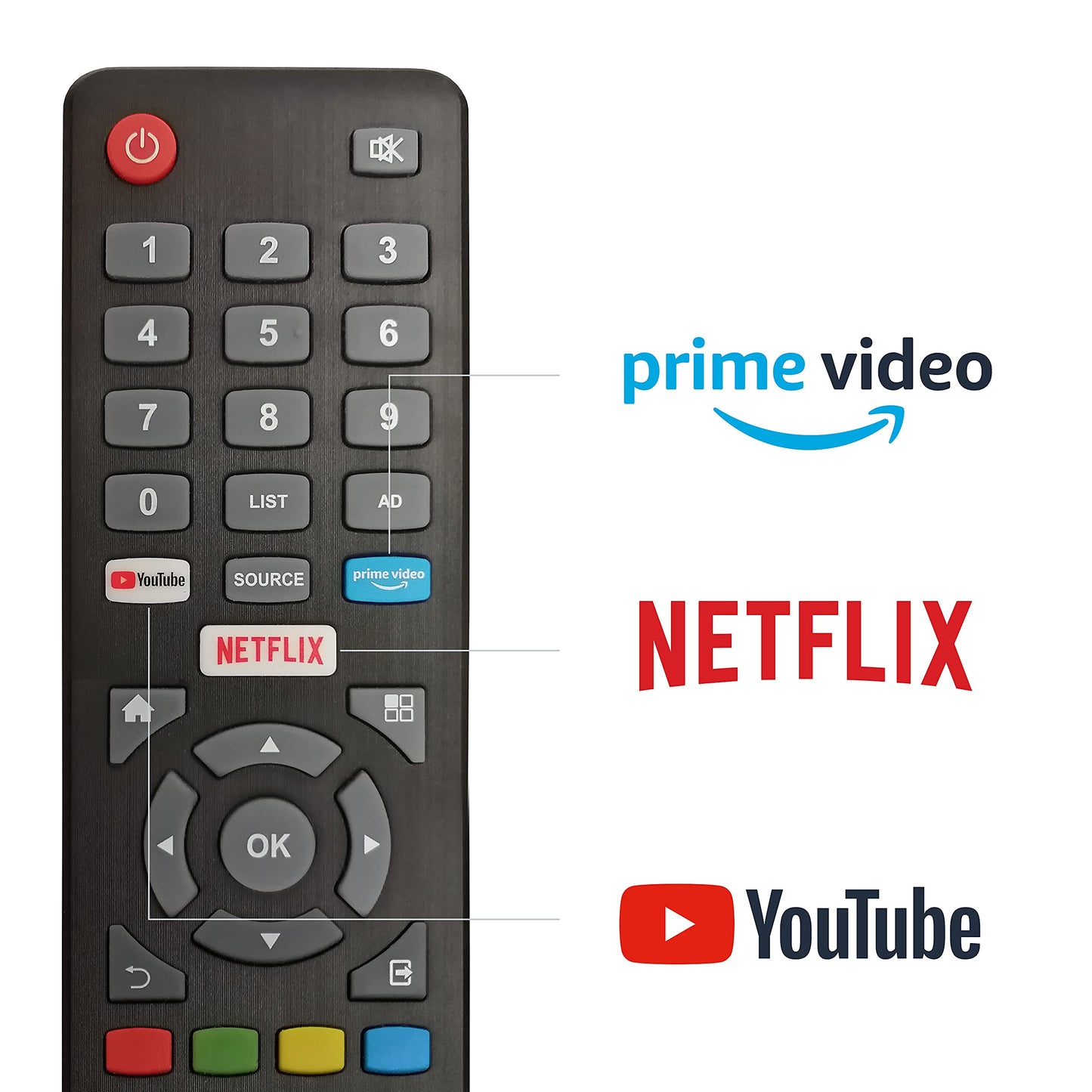 DYON ULTIMAX 43F-TI - 43 Inch (108 cm) Full HD Smart TV with Samsung Tizen OS, Triple Tuner (DVB-C/-S2/-T2), Samsung Smart & Gaming Hub, Prime Video, Netflix, Disney+ [2025]