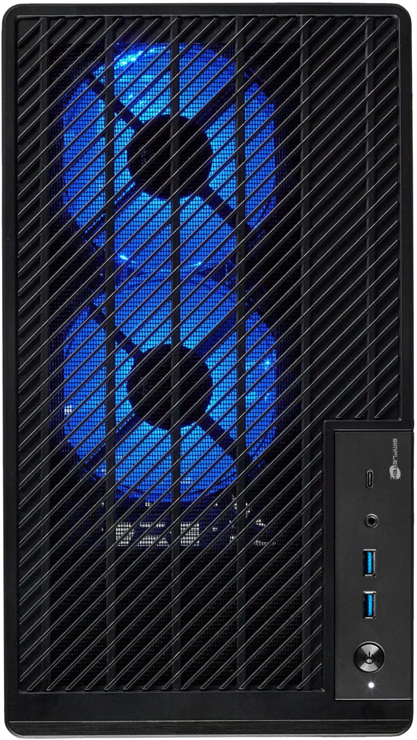 SIMPLETEK - Gaming PC with i5-14400F | 16GB DDR4 1TB SSD GPU RTX 4060 8GB WiFi 6 550W | 9x USB 1x HDMI 3x DisplayPort | Windows 11 Home