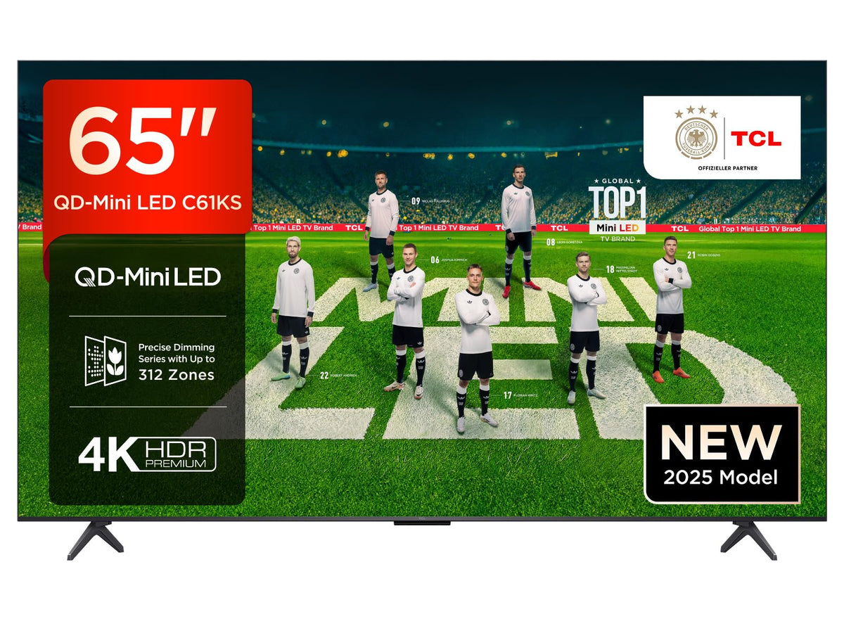 TCL 43T69C 43 Zoll QLED, Direct LED TV, 4K HDR TV, Smart Google TV (Dolby Vision & Atmos, Game Master, Motion Clarity, Kompatibel mit Google Assistant & Alexa)