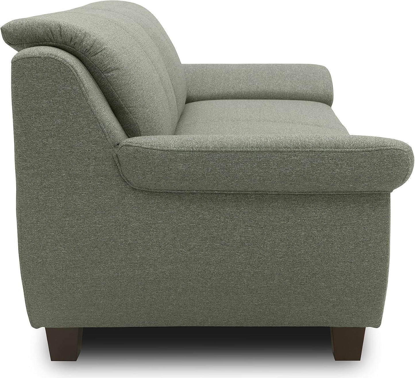 DOMO. collection Panama 3-Seater Sofa 3-Seater Couch Set 3-2-1 Anthracite 207 cm