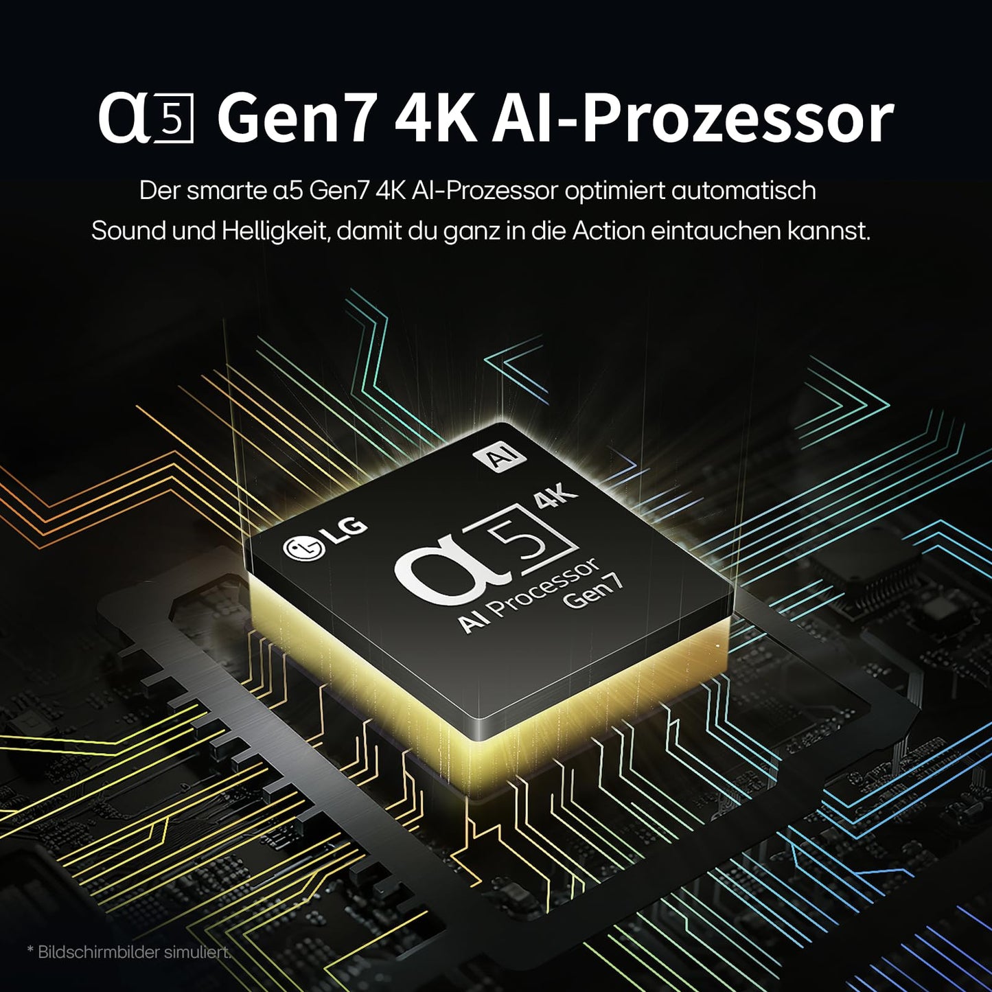 LG 65NANO81T6A TV 65 Inch (165 cm) NanoCell TV (α5 Gen7 4K AI Processor, webOS 24, HDR10, up to 60Hz) [Model Year 2024]