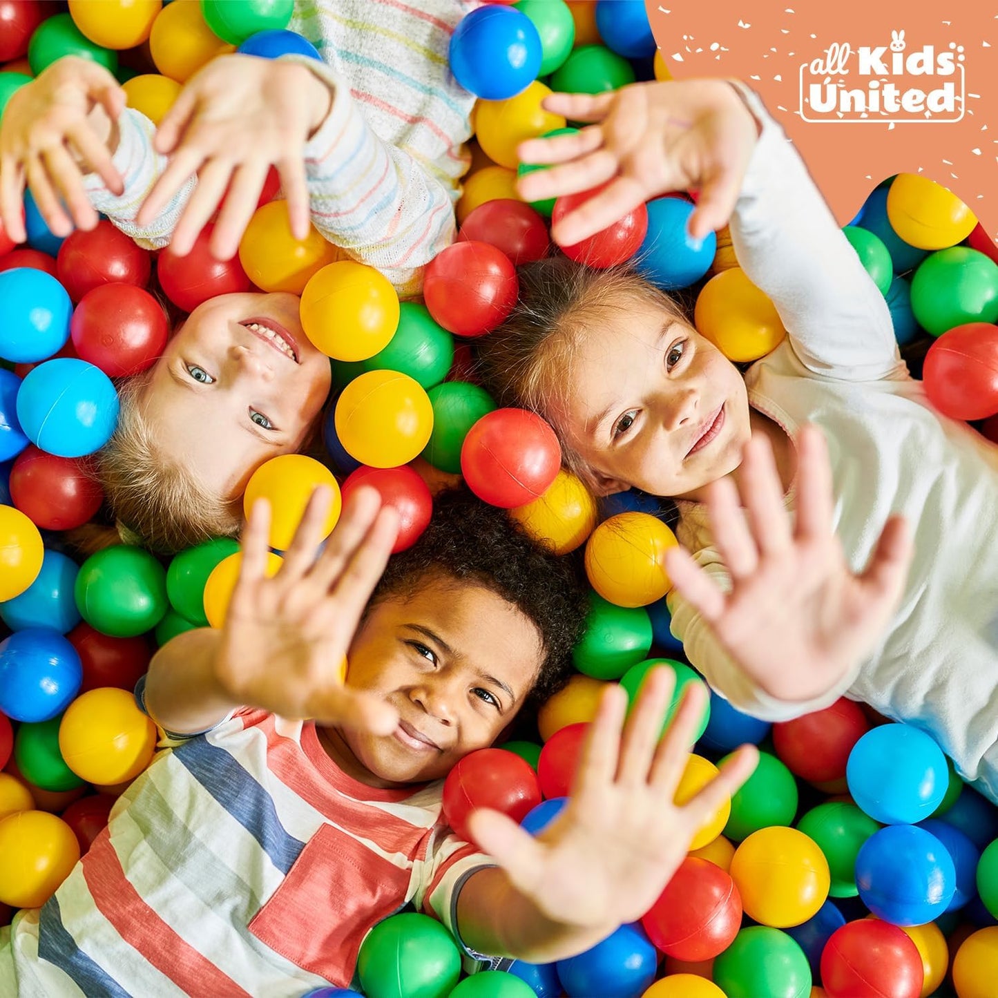 all Kids United® Play Tent with Tunnel, Ball Pit, Crawling Tunnel & More (without Balls) XXL Play Land 5-Piece Pop-Up Play House with Bag