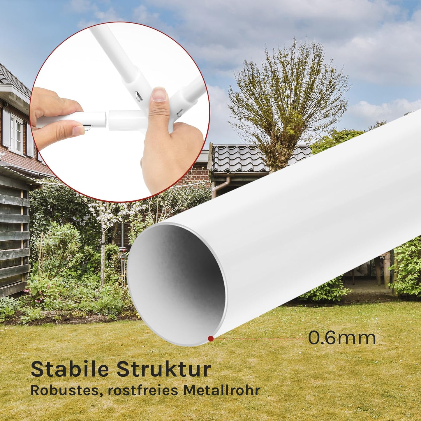 WOLTU Gazebo 3.8 x 3.3 m Square Garden Gazebo with Side Walls Mosquito Net Garden Arbour Metal Party Tent Easy Assembly without Tools for Garden Patio Yard Blue