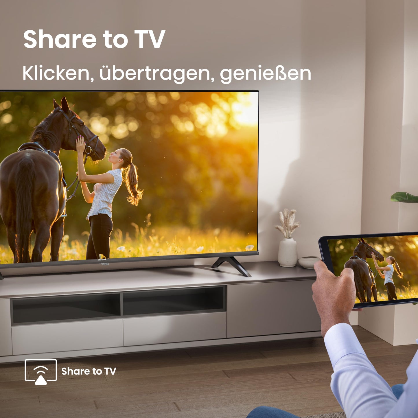 Hisense 40E4QT Fire Viewer, 40 Inches, DLED, Smart TV, Game Mode, AI Sports Mode, Dolby Audio, Dolby MS12, DTS Virtual X, HDR10, HLG, Full HD, High Contrast, Noise Reduction [2025]