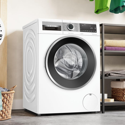 Bosch WUU28T70 Series 6, Washing Machine 8 kg, 1400 rpm, Undermountable, Quick Wash with SpeedPerfect, Refill Function, Hygiene Plus, Vario Drum, Quiet Thanks to EcoSilence Drive, LED Display, White