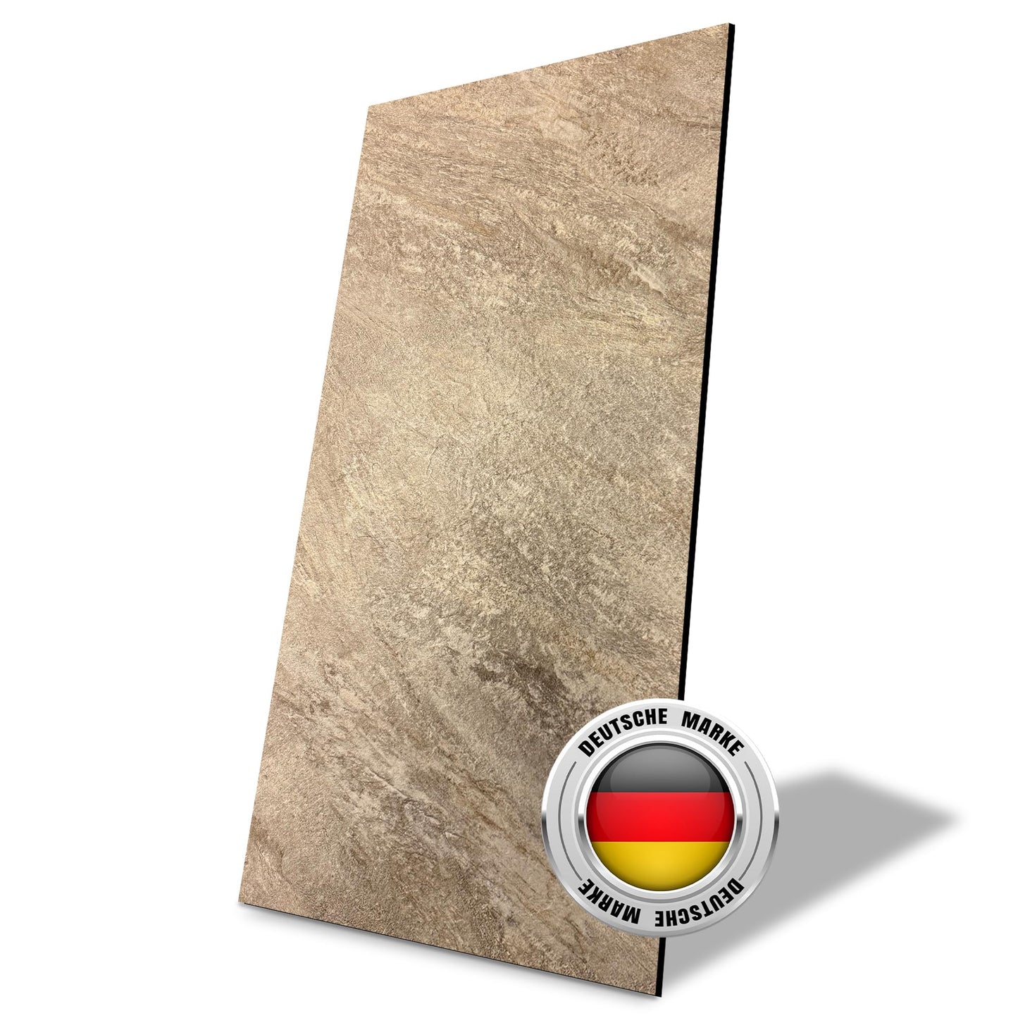 AS Country Stone, Marble Look, Wall Panels, 60 x 120 cm, Polyvinyl Chloride (PVC) Wall Cladding, Made of Plastic, Panels for Kitchen, Bathroom and More, Kitchen Back Wall Panel Light Concrete