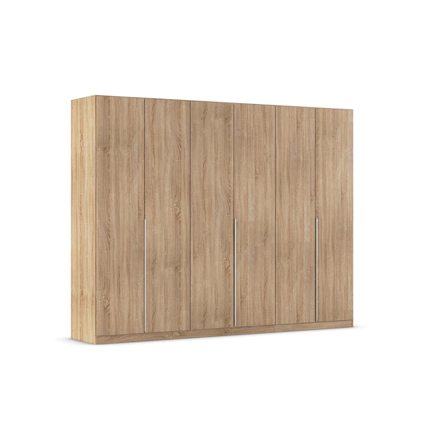 Rauch Möbel Alabama Hinged Door Wardrobe, White High Gloss / Grey, 2 Doors, Includes Basic Accessory Pack of 1 Clothes Rail and 1 Shelf, 91 x 210 x 54 cm (W x H x D)