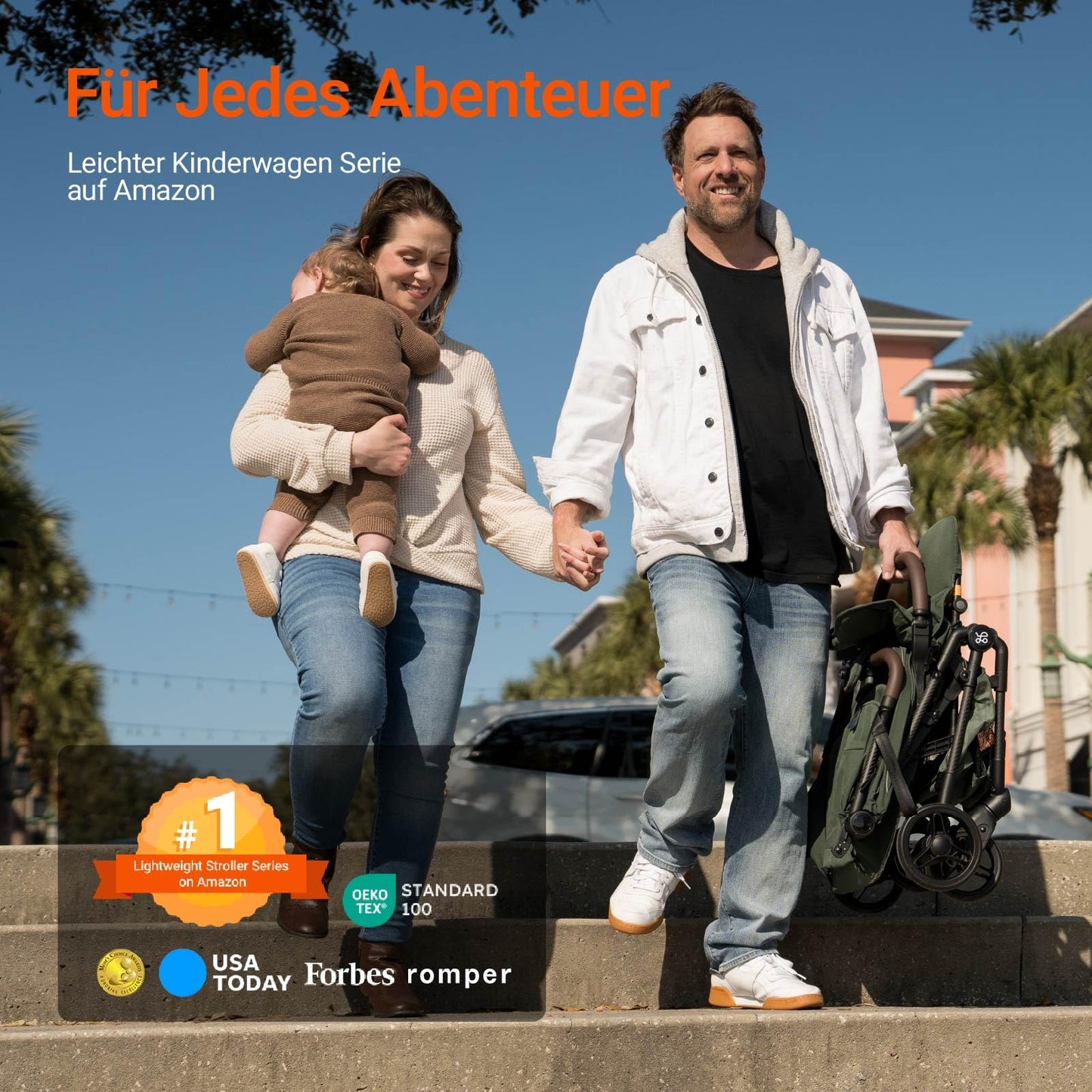 MAMAZING Baby Travel Buggy Pushchair for 6 - 4 Years up to 22 kg, Hand Luggage, Suitable for Small Folding Buggy Aeroplane with One-Handed Folding Design, Lightweight and Compact (5.26 kg) Made of