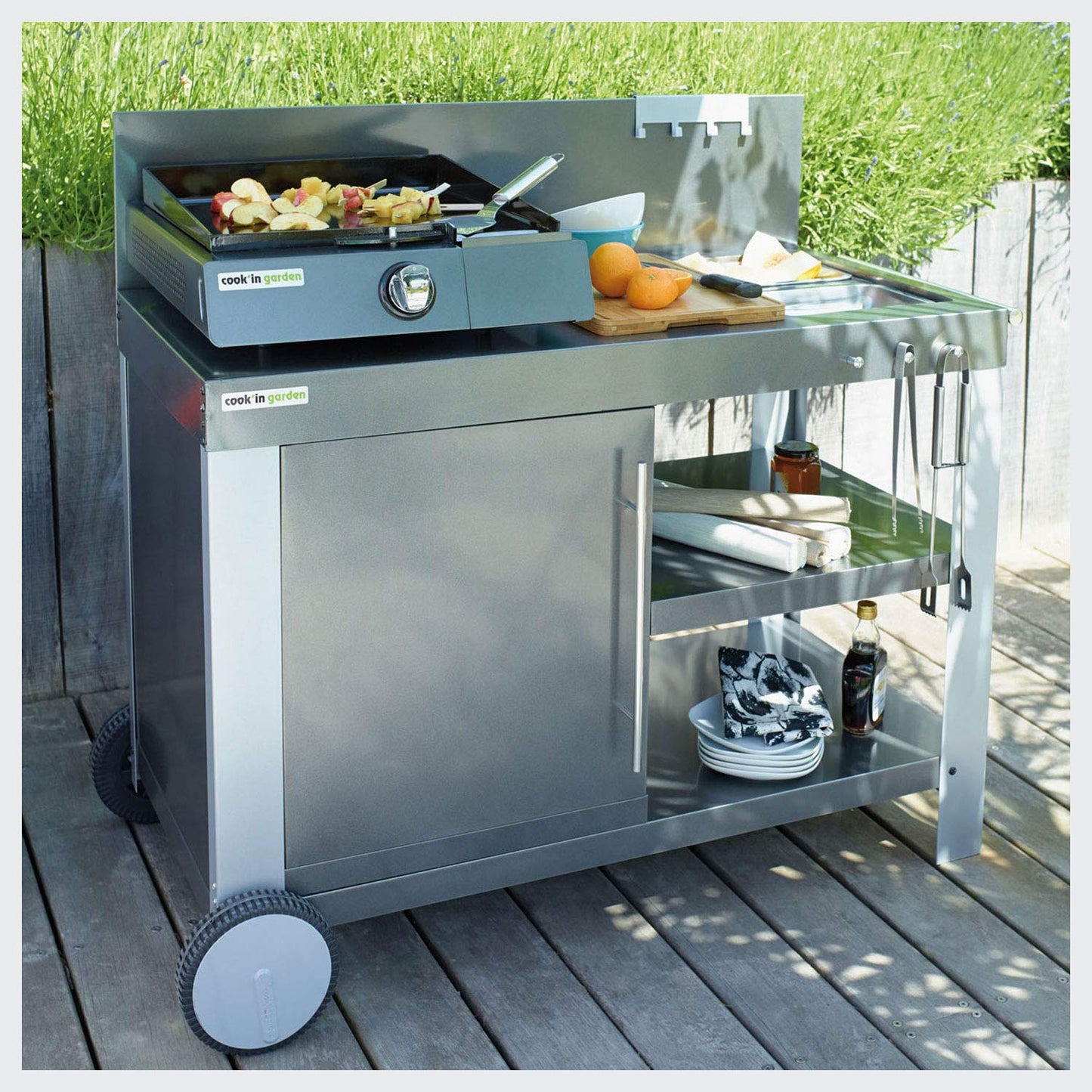 Cook'in garden WT018T Nova Serving Trolley - Size: XL