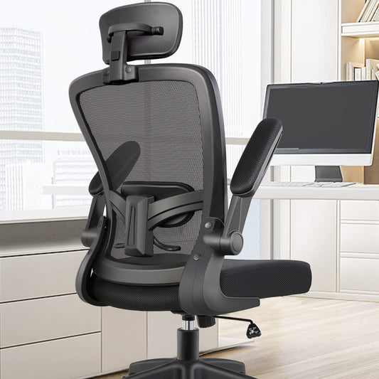 FelixKing Office Chair Ergonomic Desk Chair with Adjustable Headrest, Armrests, Lumbar Support, High Back Office Chair, Desk Chair up to 300 lbs Load Capacity (Black)