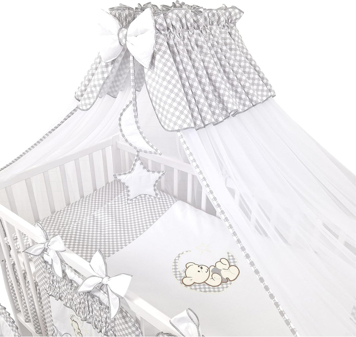 Bello24  Happy Leo 16-Piece Baby Cot