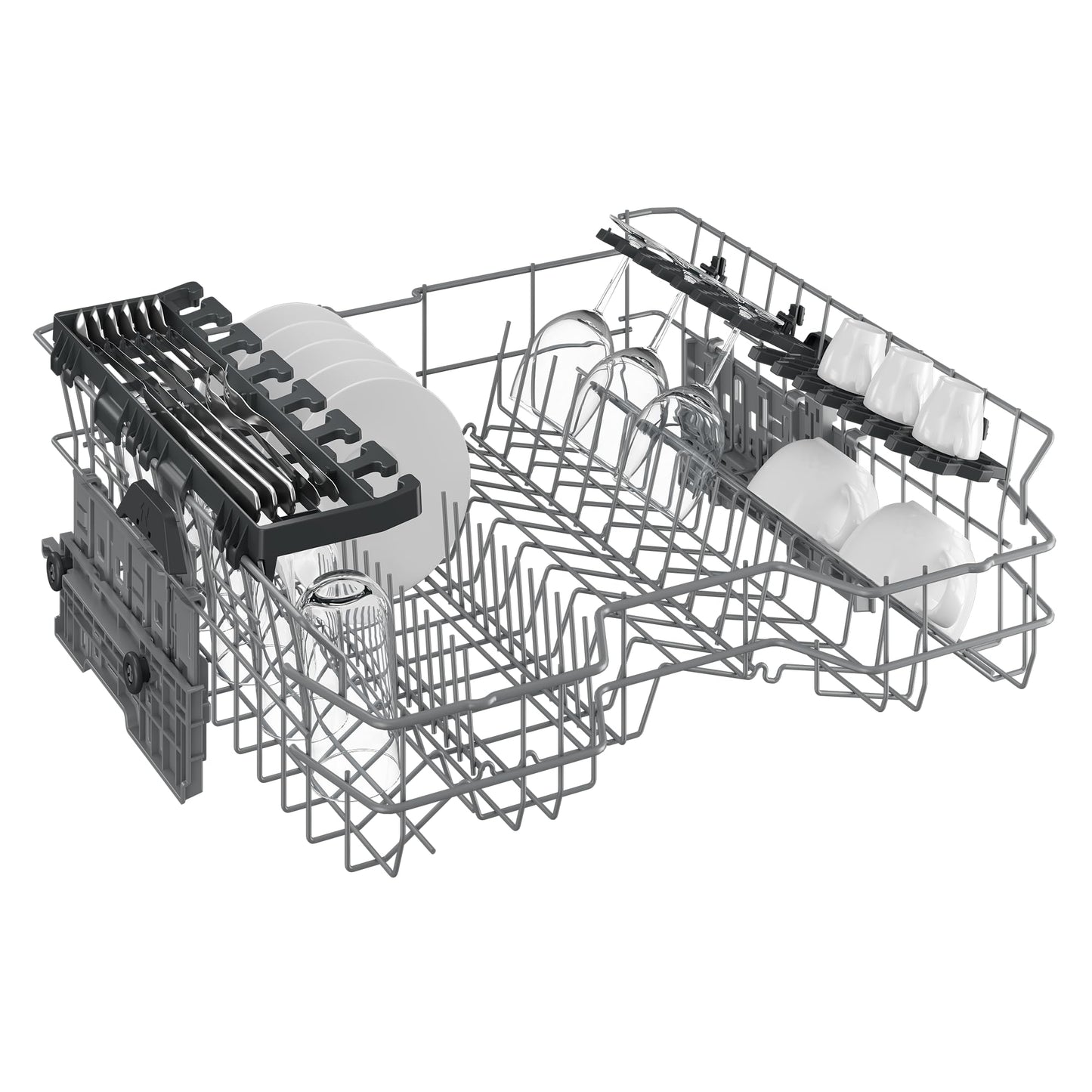 Beko BDFN26430S Dishwasher 60 cm, Freestanding, Undermountable, for 14 Place Settings, 6 Programmes, 4 Additional Functions, 3 Sink Levels, HygieneIntense, SelfDry, Program for Half Load, Silver